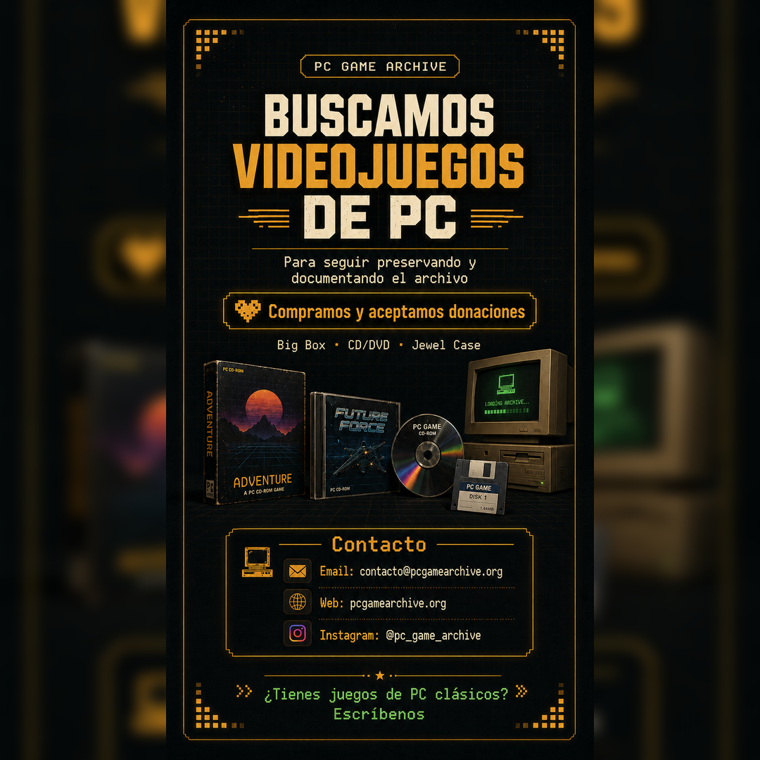 PC Game Archive busca videojuegos clásicos de PC para preservar y documentar