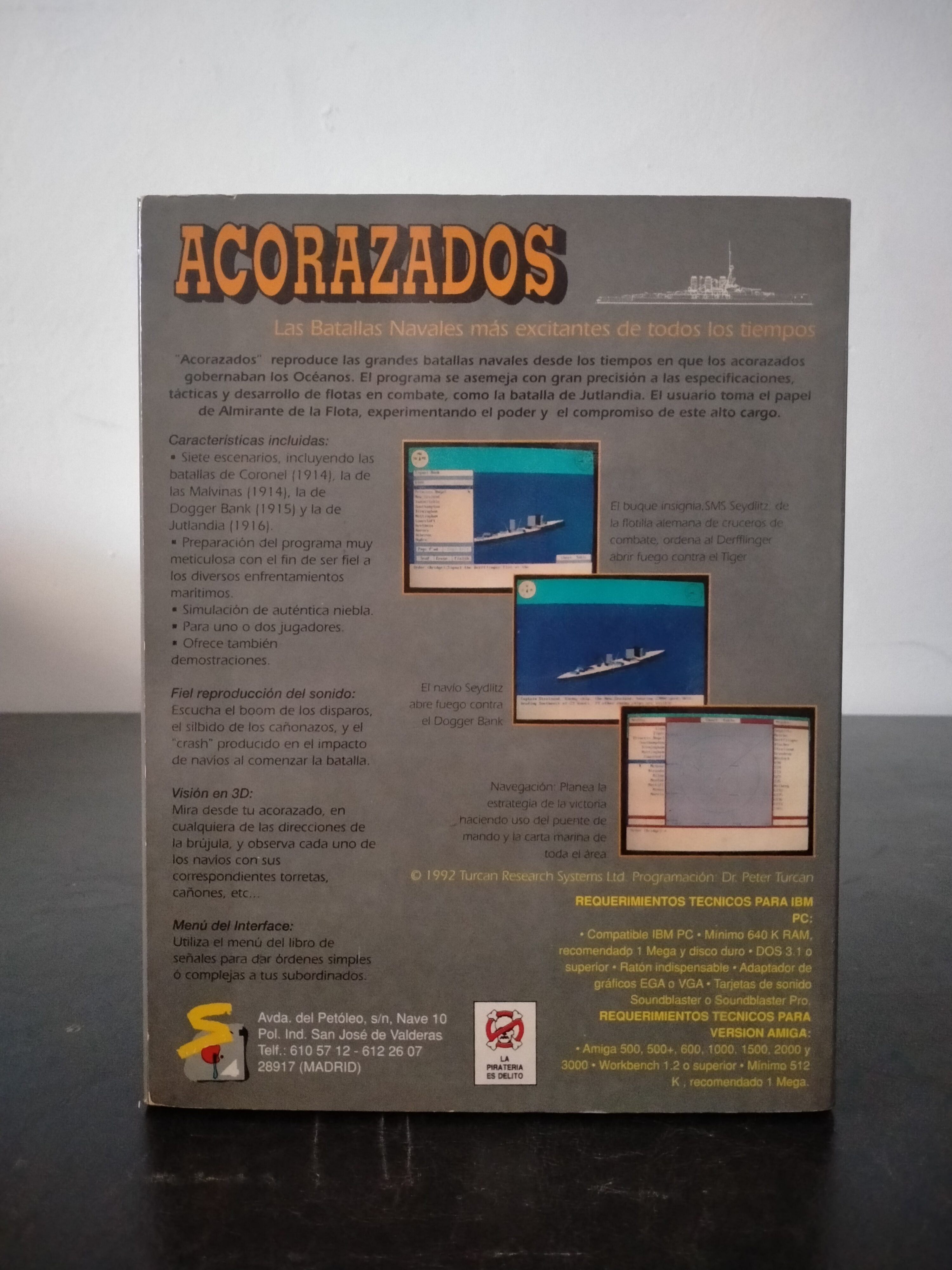 Imagen documental 2 de Acorazados, formato Big Box, para MS-DOS