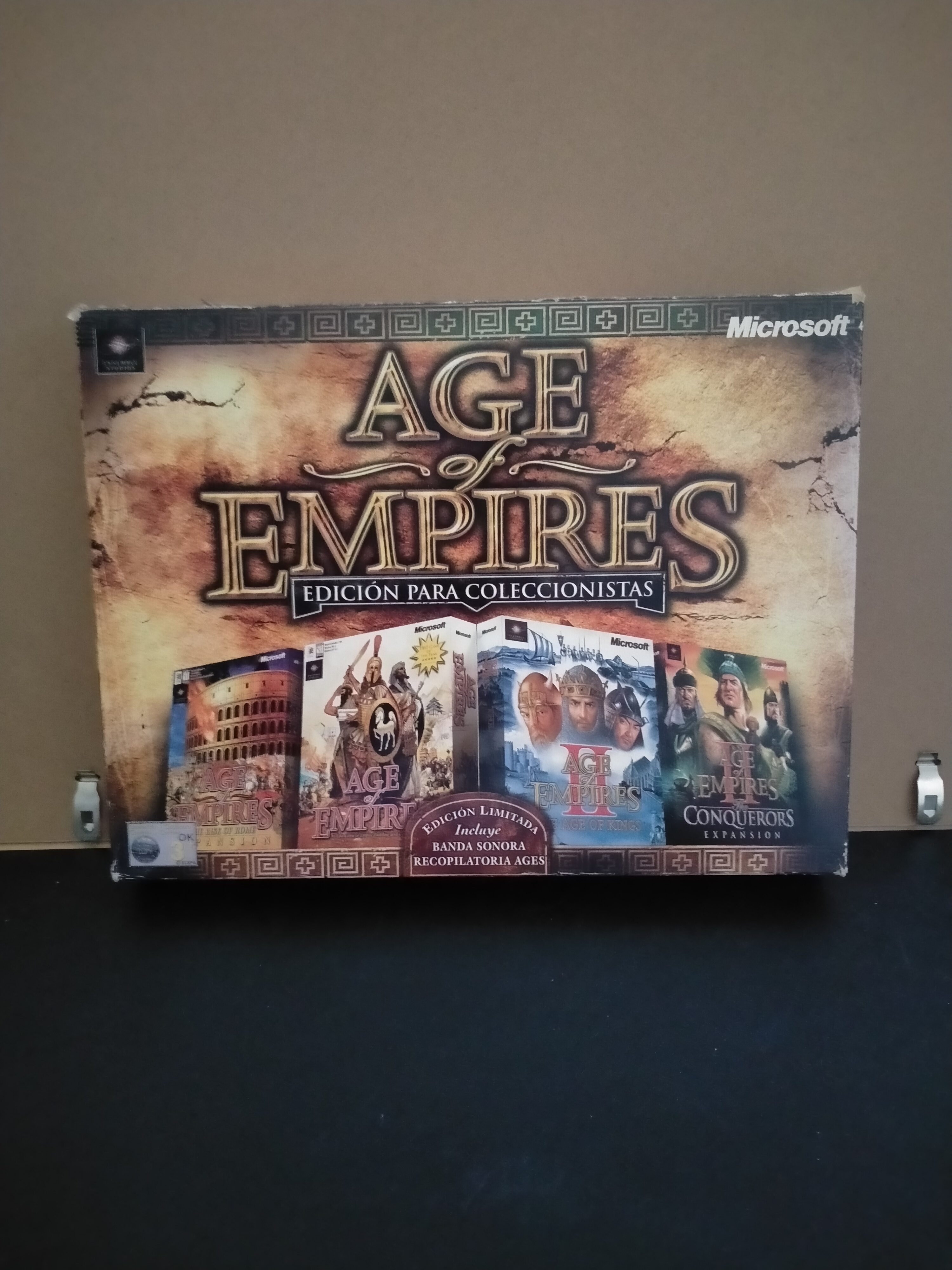 Edición física de Age of Empires. Edición coleccionistas