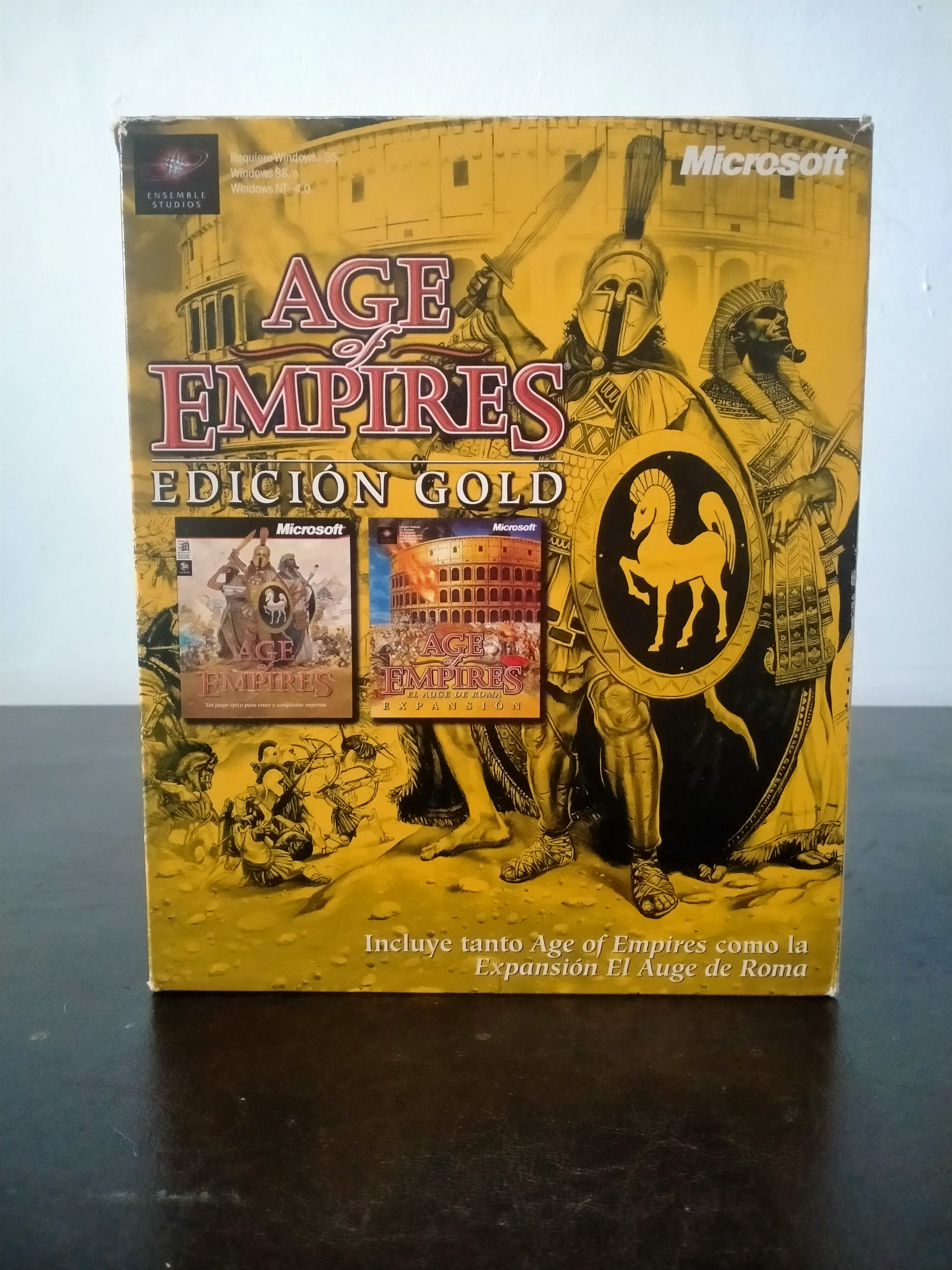 Portada de Age of Empires. Gold Edition
