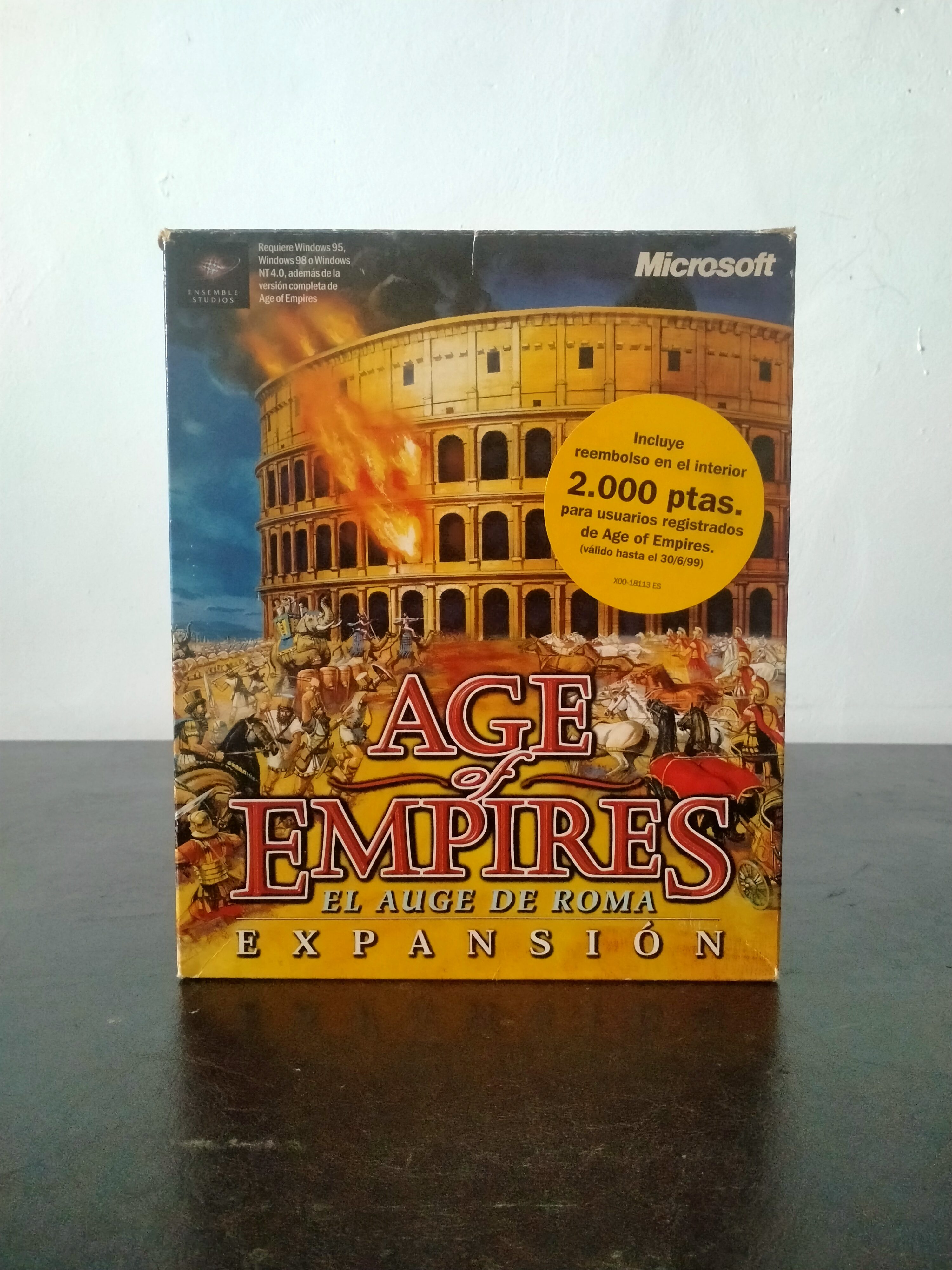 Portada de Age of Empires: The Rise of Rome