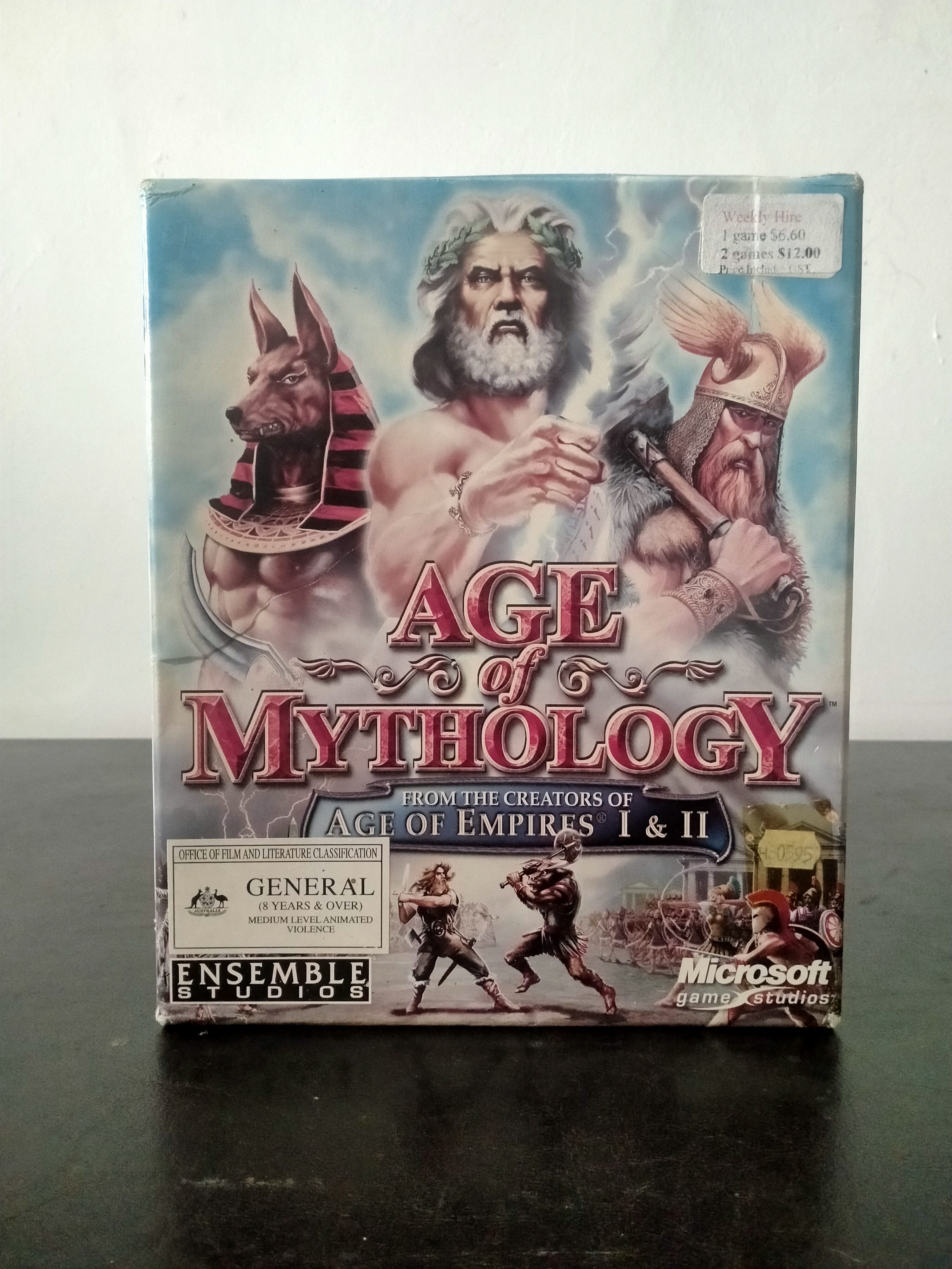 Edición física de Age of Mythology