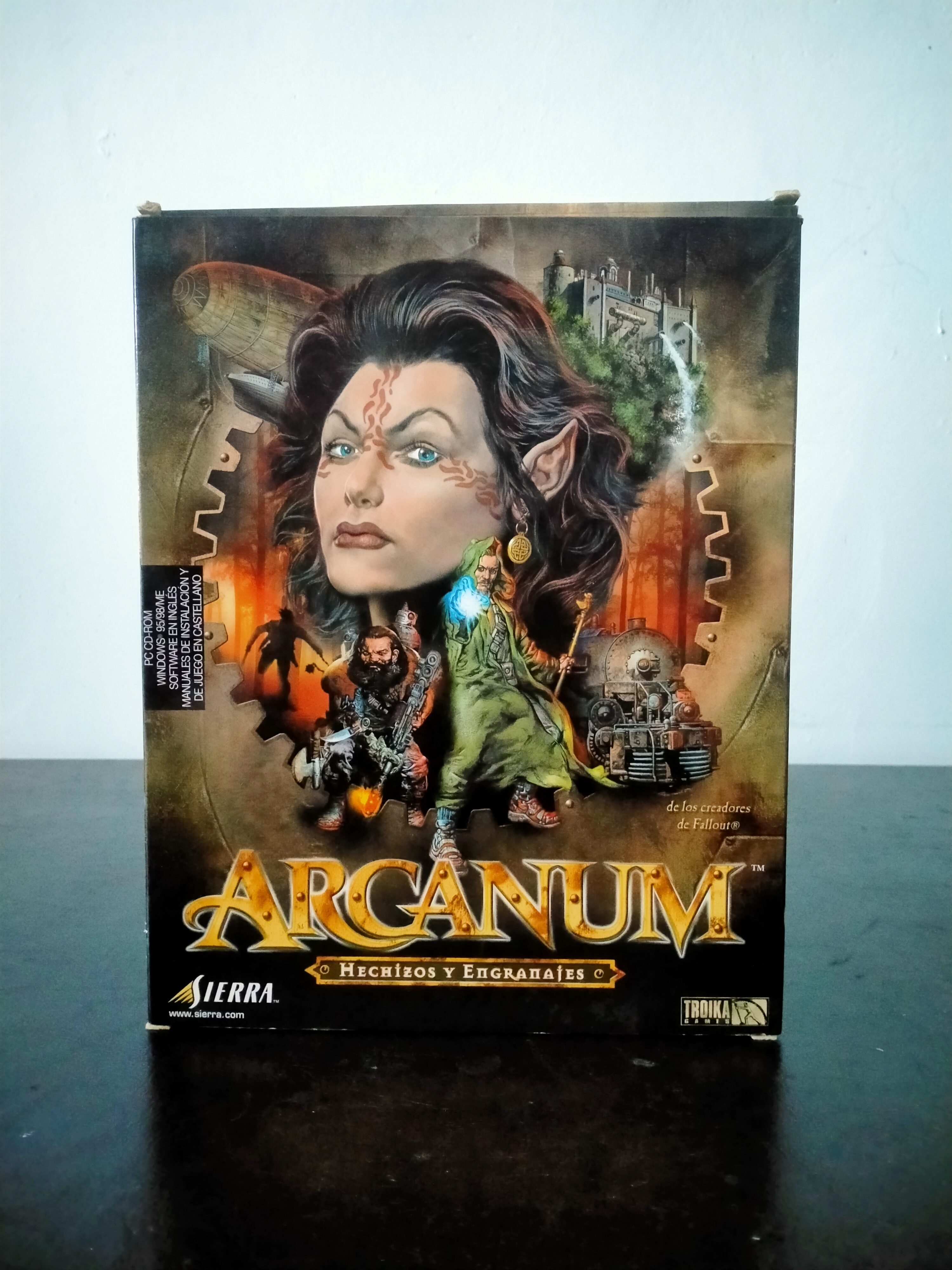Portada de Arcanum: Hechizos y Engranajes