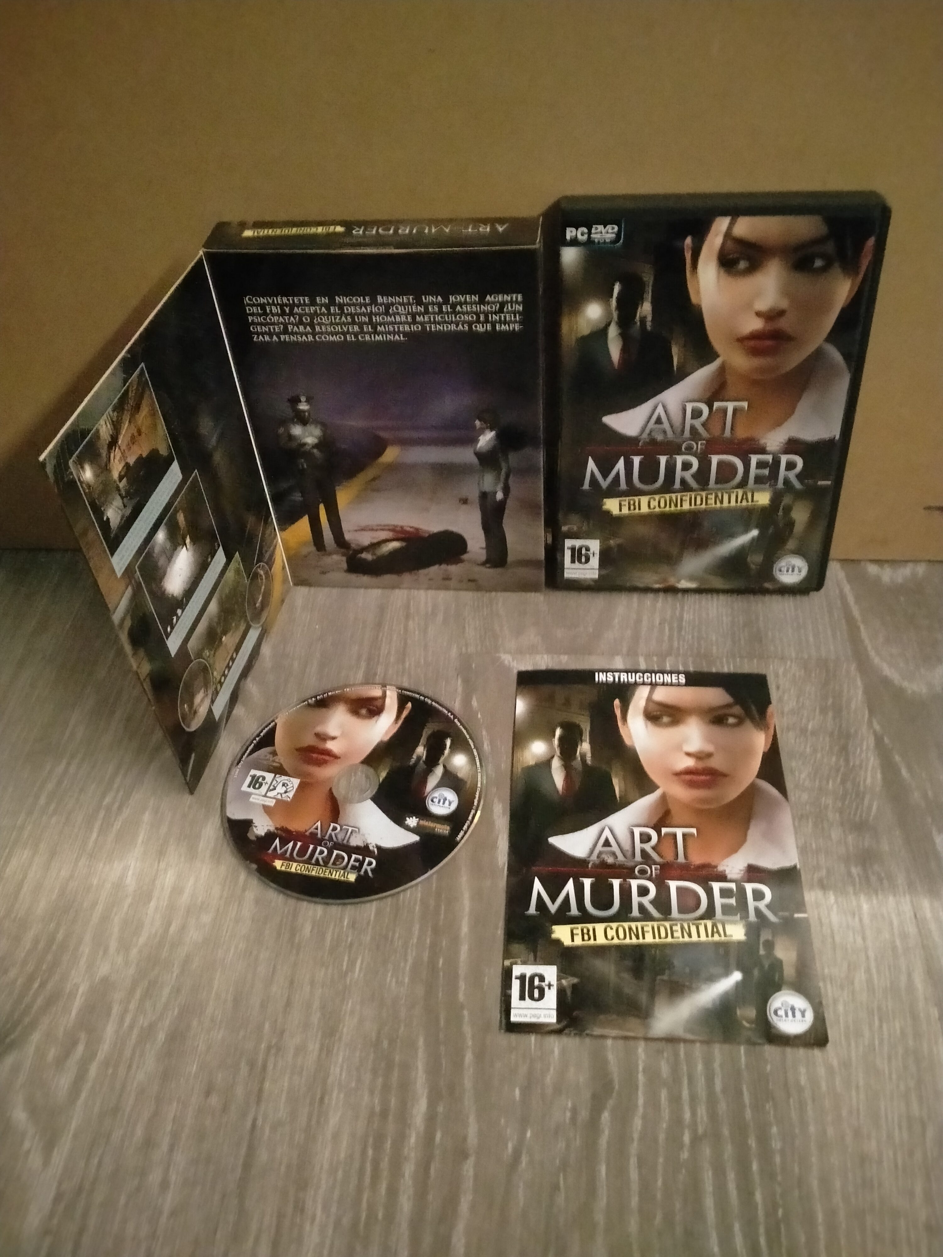 Edición física de Art of Murder: FBI Confidential