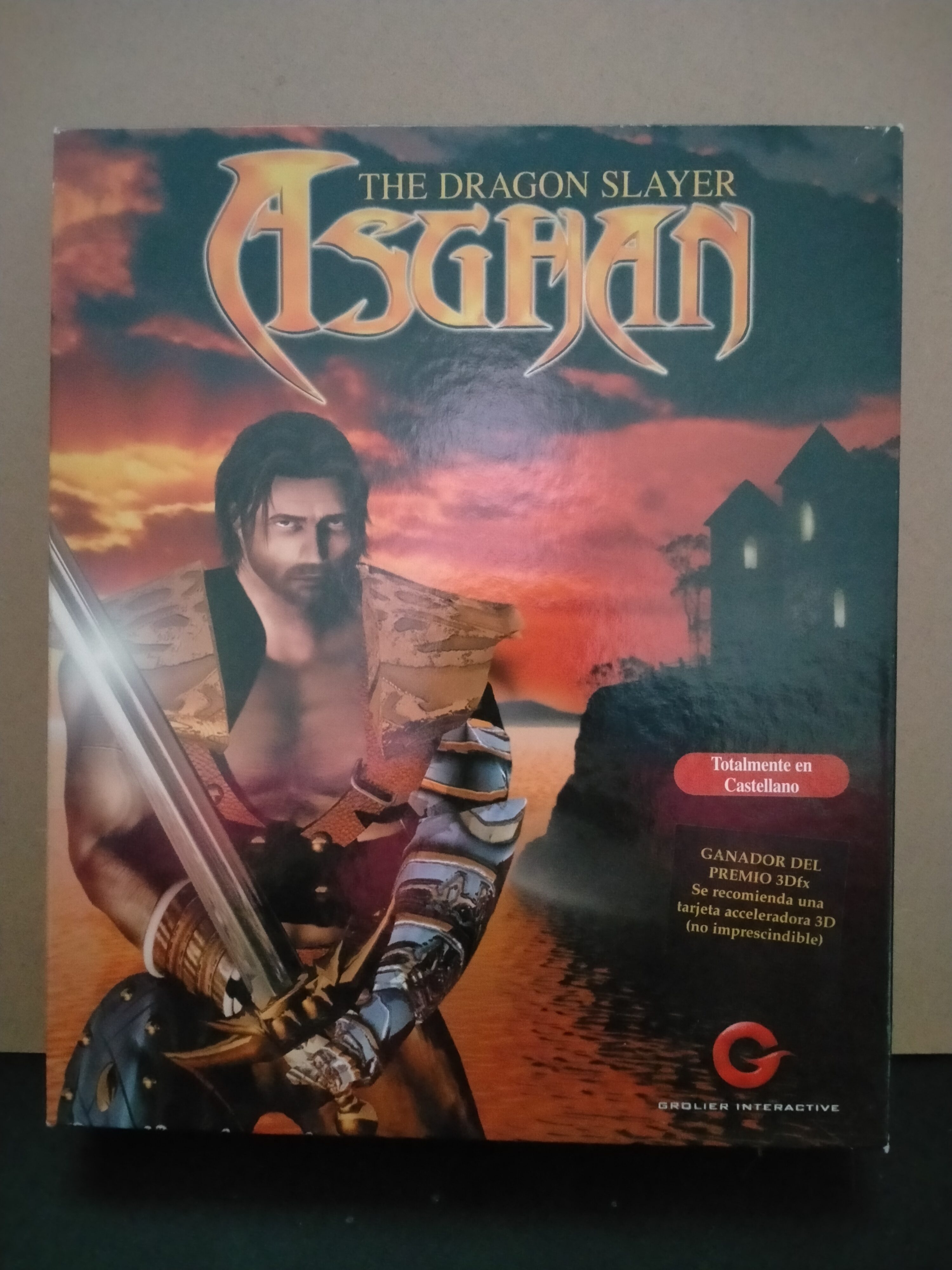 Edición física de Asghan: The Dragon Slayer