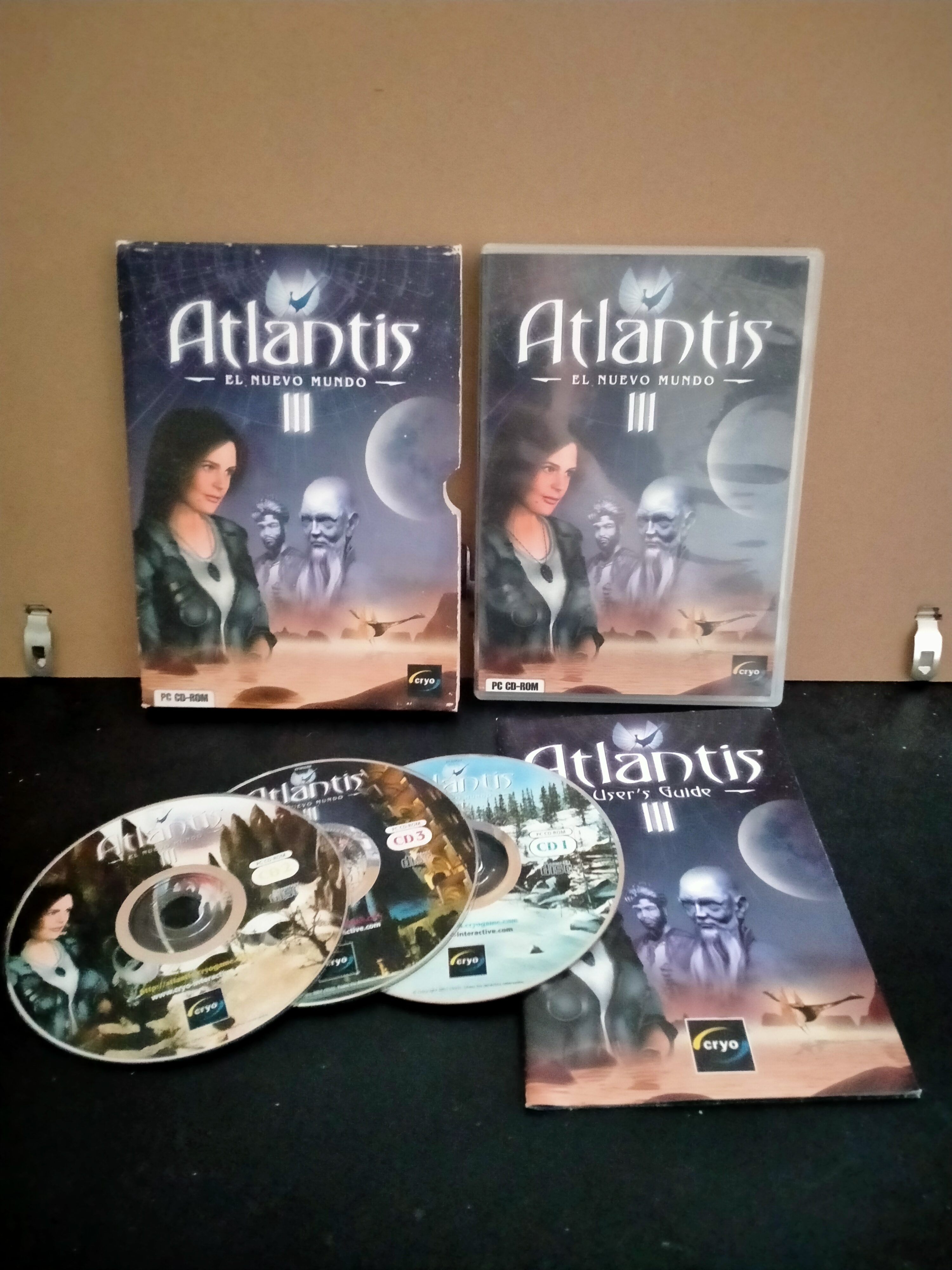Edición física de Atlantis III: El Nuevo Mundo