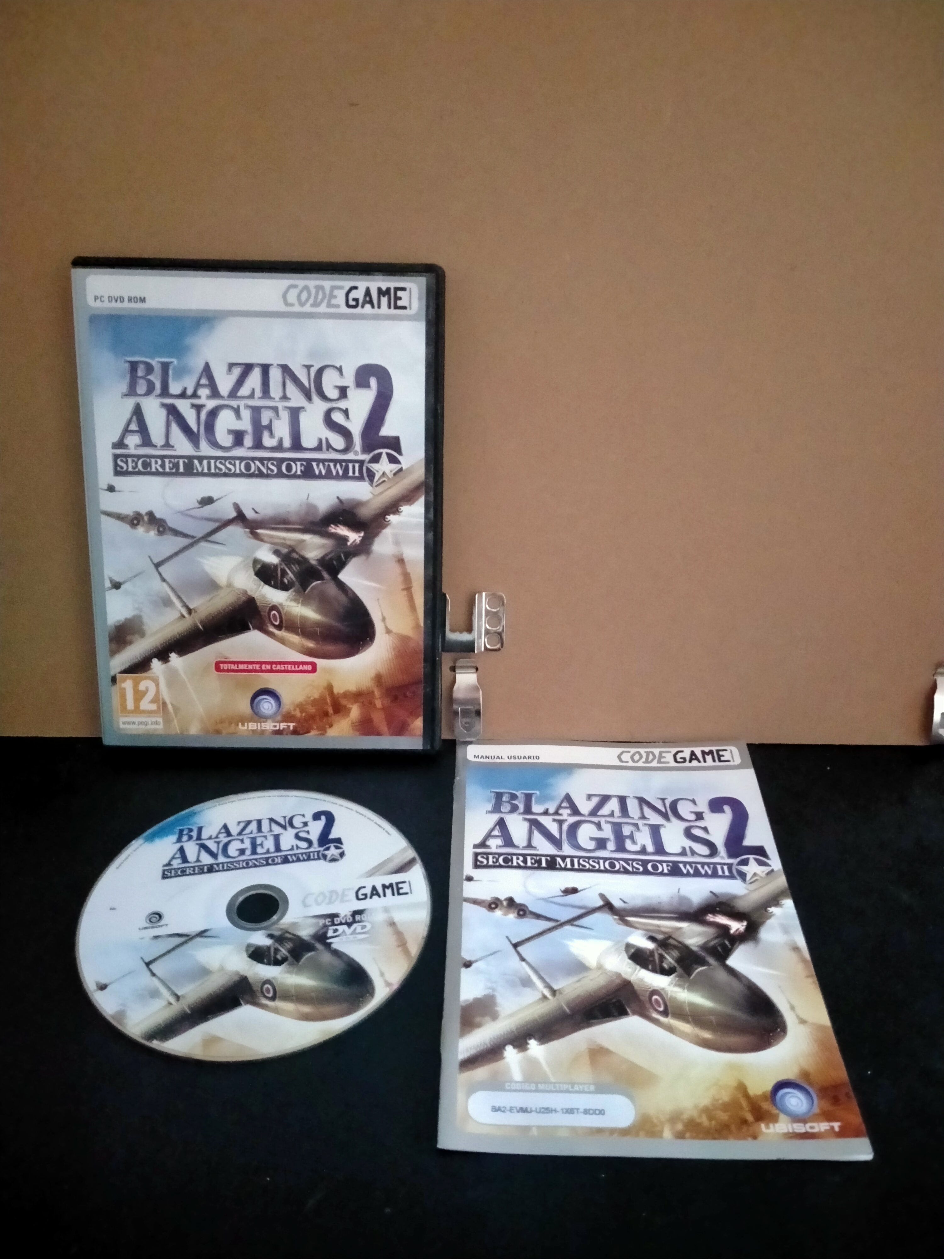 Edición física de Blazing Angels 2: Secret Missions of WWII