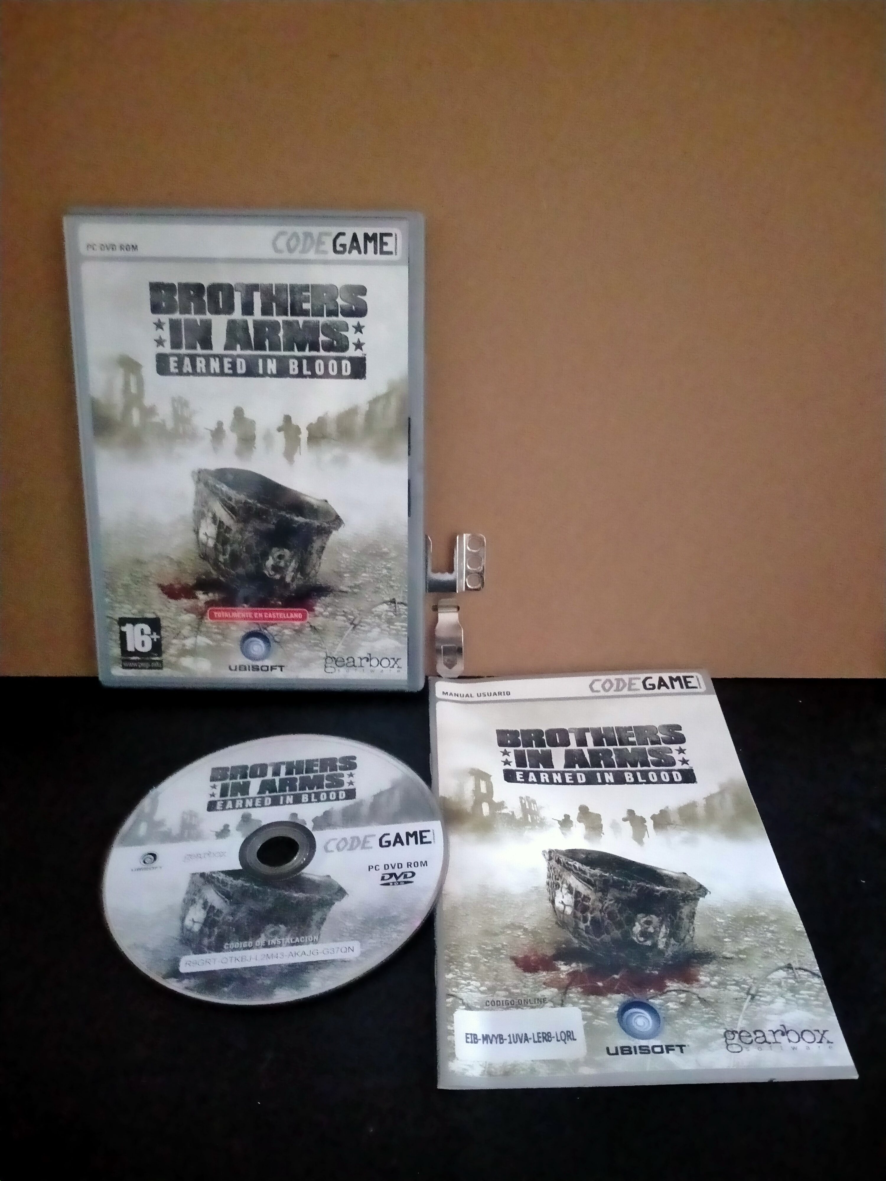 Edición física de Brothers in Arms: Earned in Blood