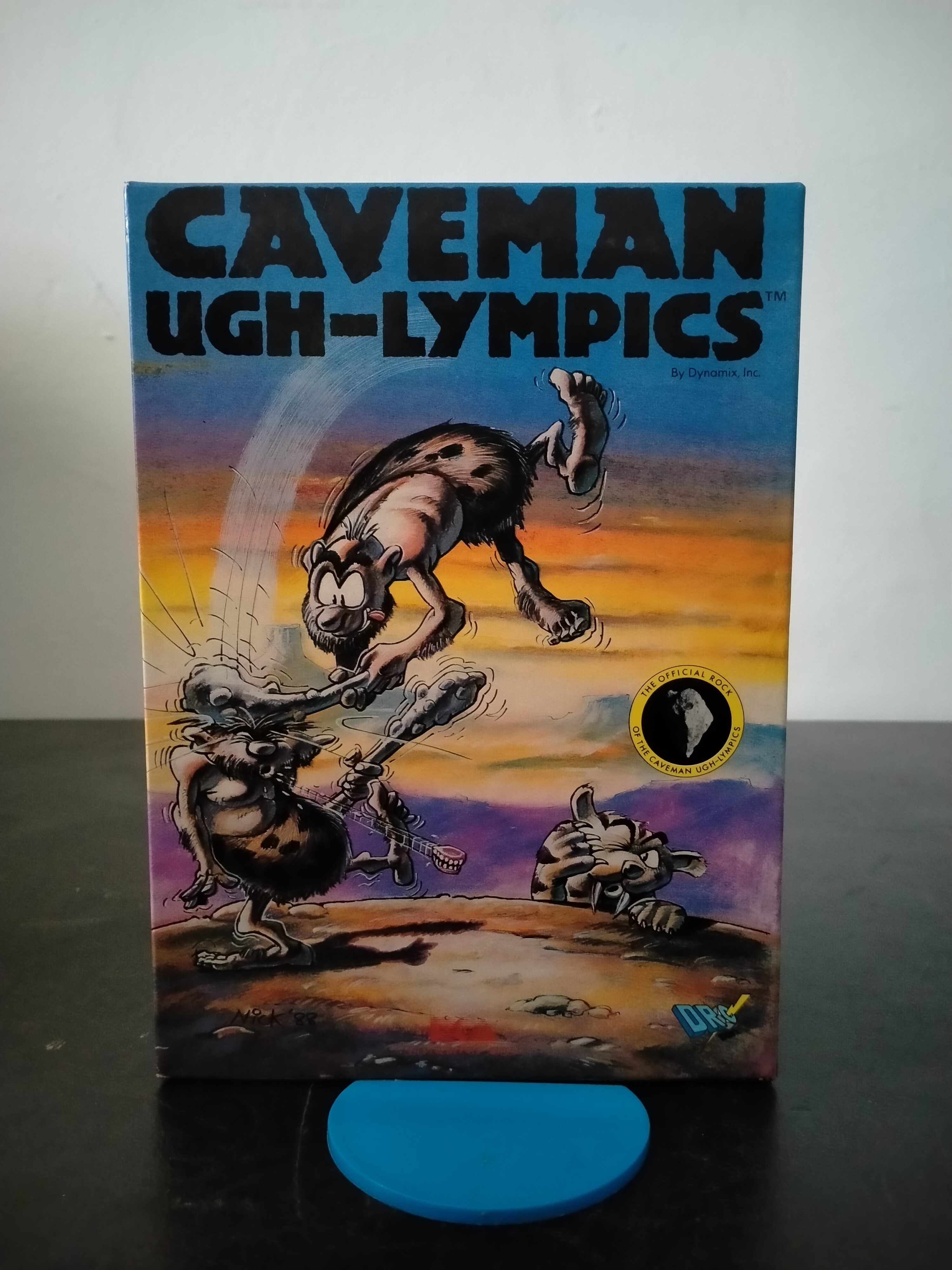 Edición física de Caveman Ugh-Lympics, formato Big Box, para MS-DOS