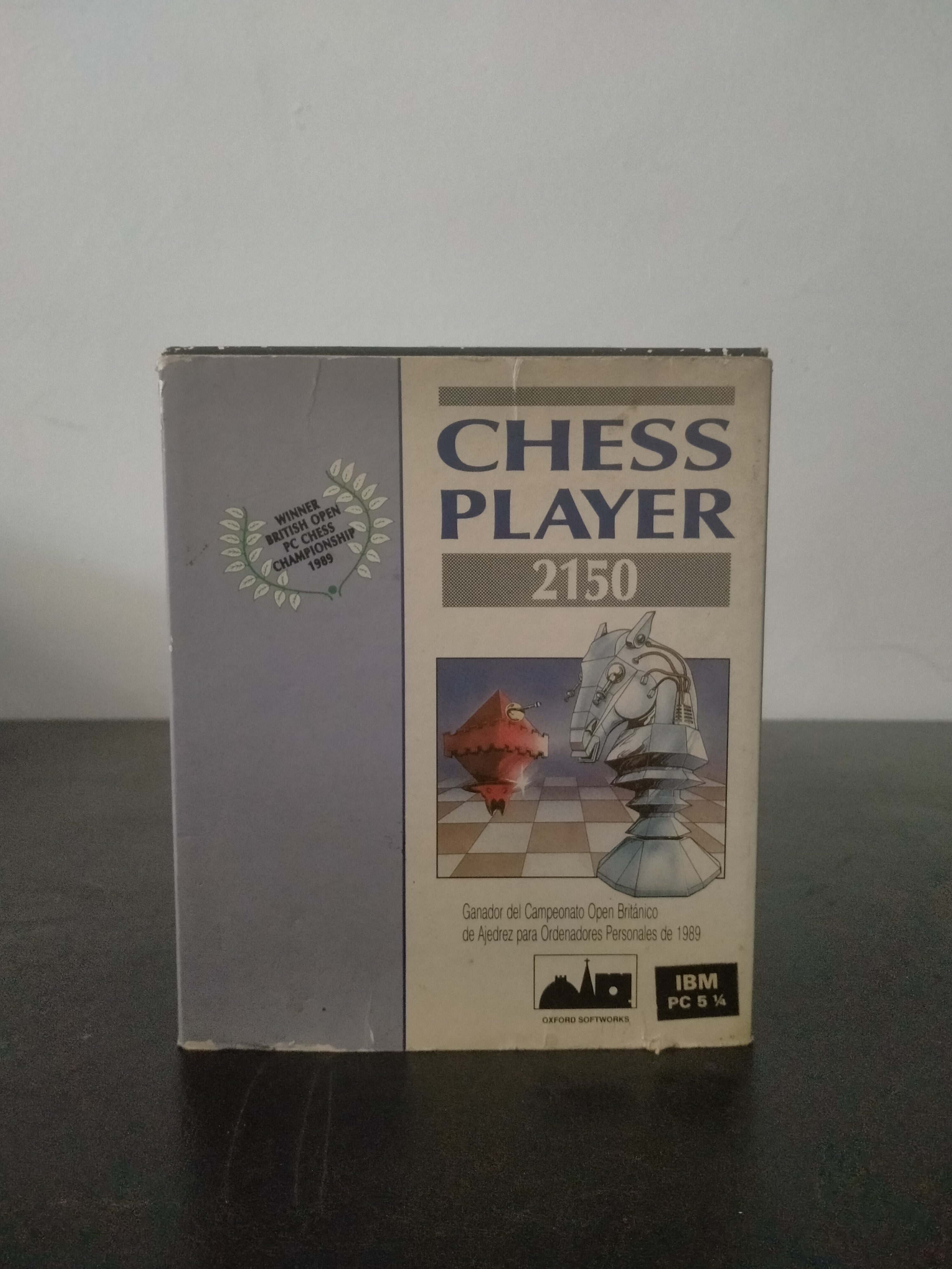 Portada de Chess Player 2150, formato Big Box, para MS-DOS