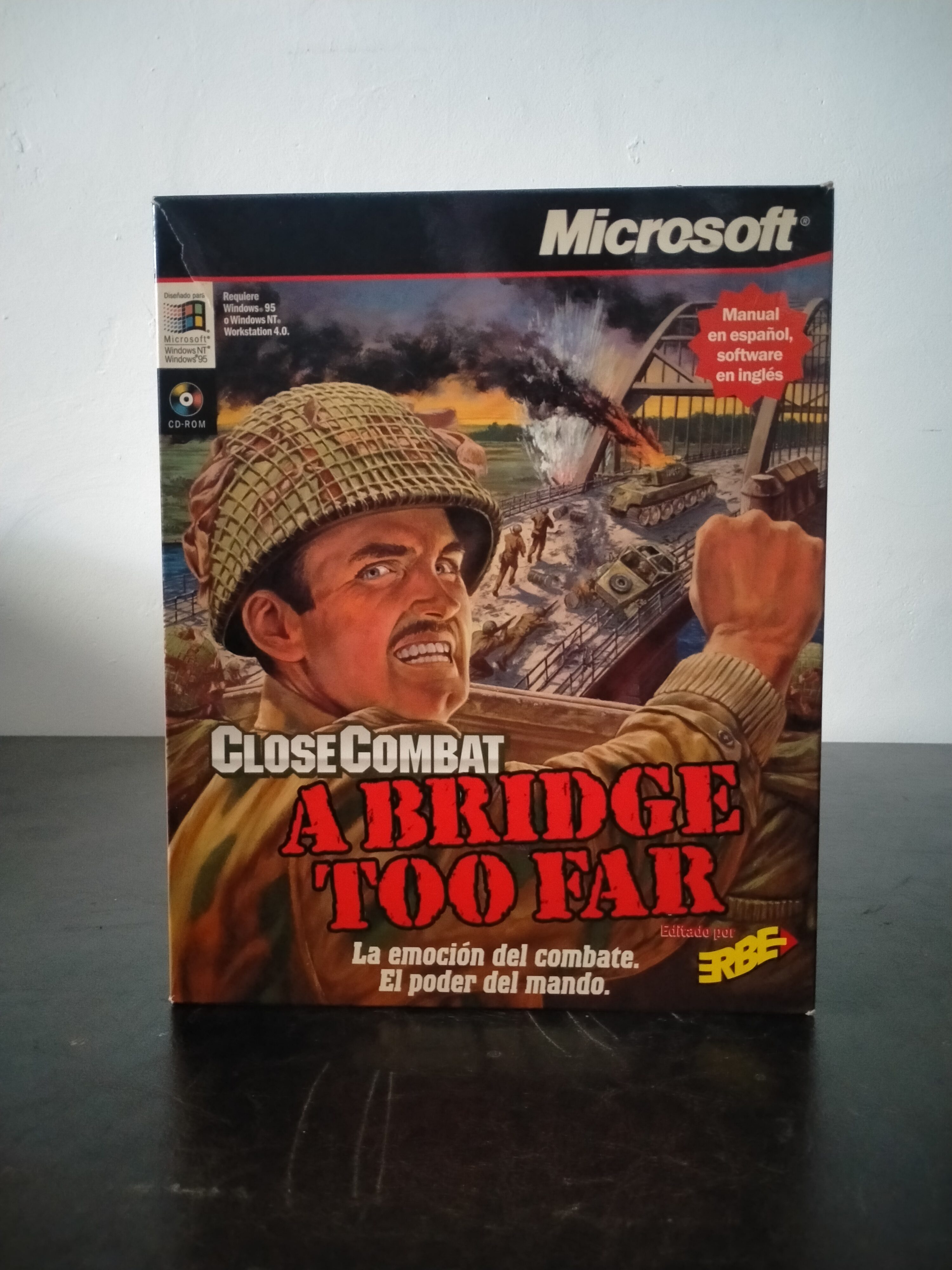 Portada de Close Combat: A Bridge Too Far, formato Big Box, para Windows 95, Windows NT
