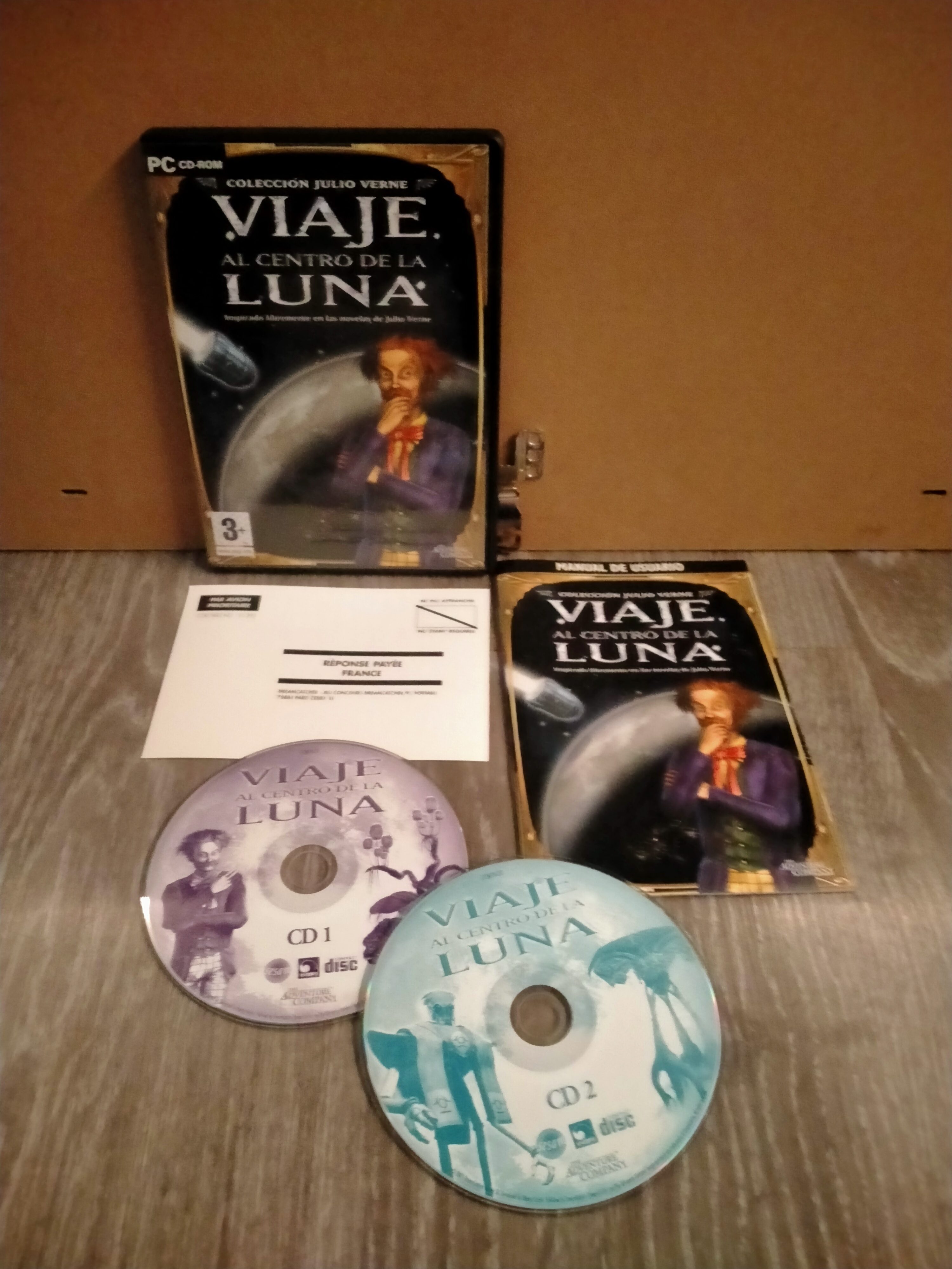 Edición física de Colección Julio Verne: Viaje al Centro de la Luna