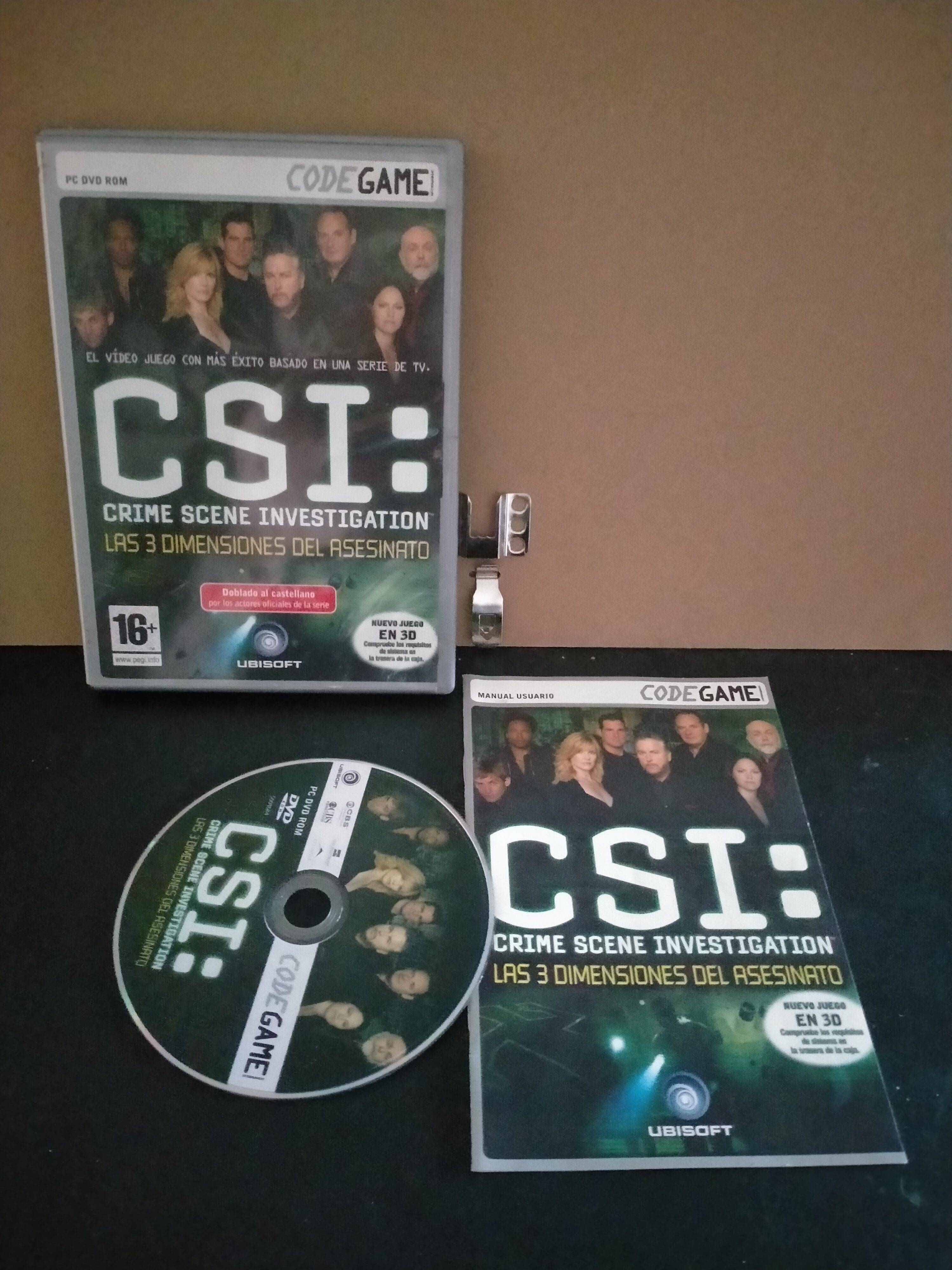 Edición física de CSI: Las 3 Dimensiones del Asesinato