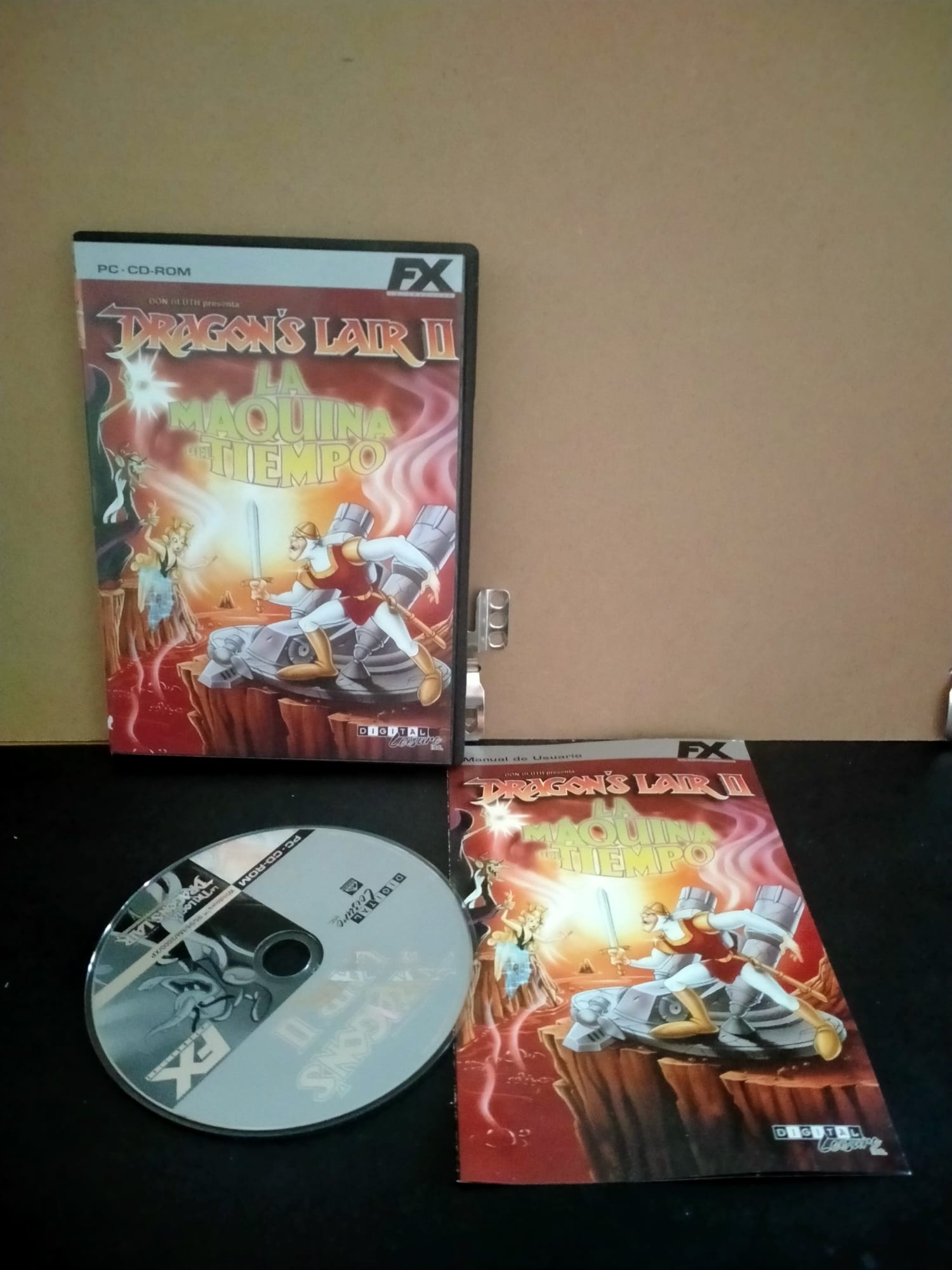 Edición física de Dragon's Lair II: La Máquina del Tiempo