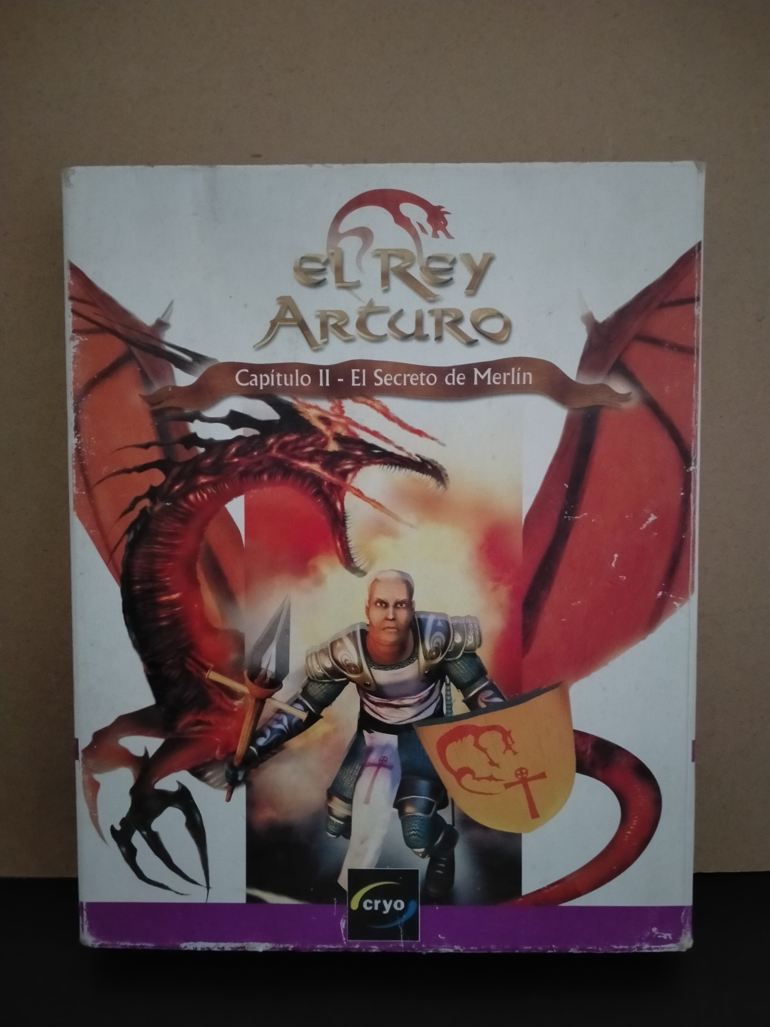 Edición física de El Rey Arturo: El Secreto de Merlín
