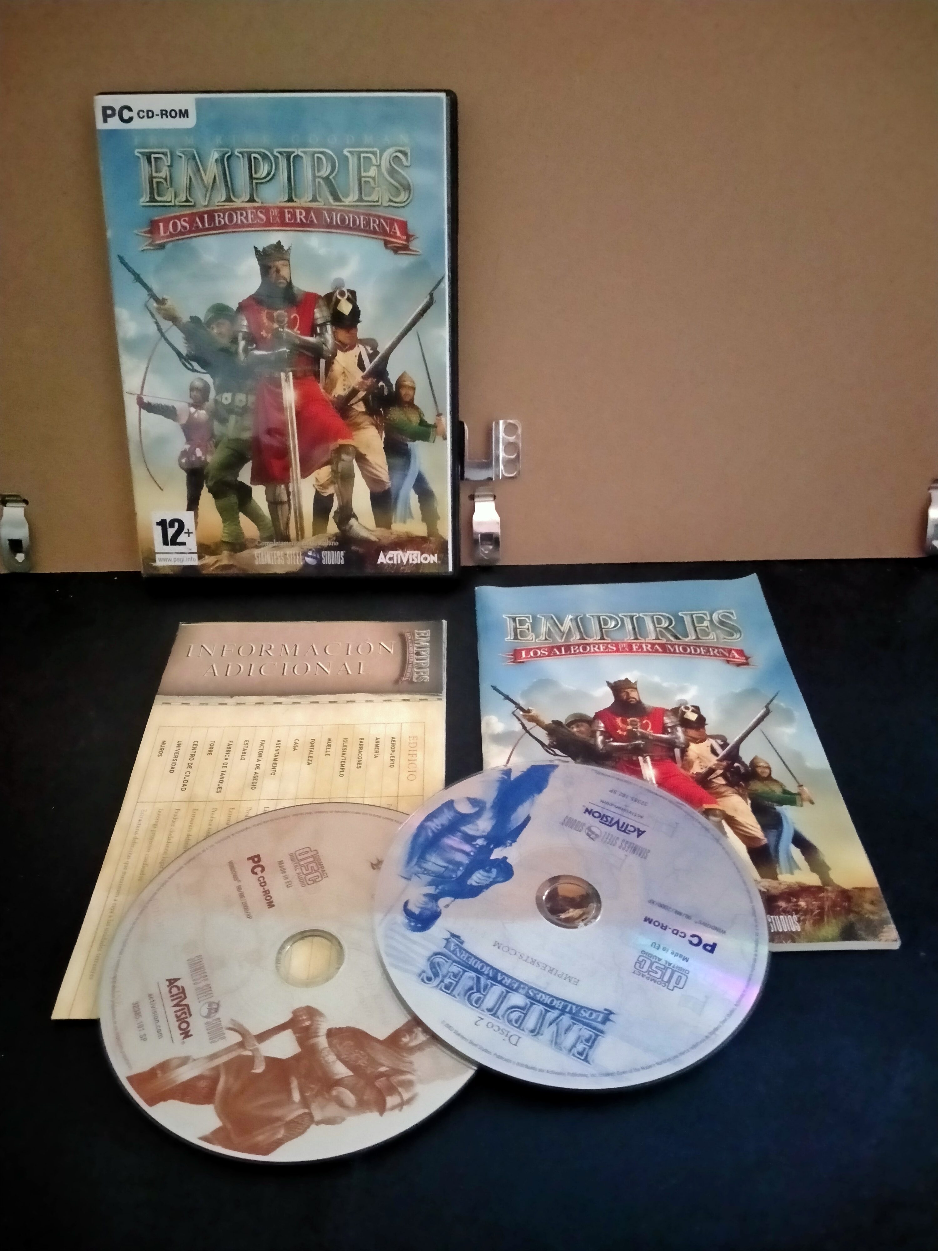 Edición física de Empires: Los albores de la era moderna