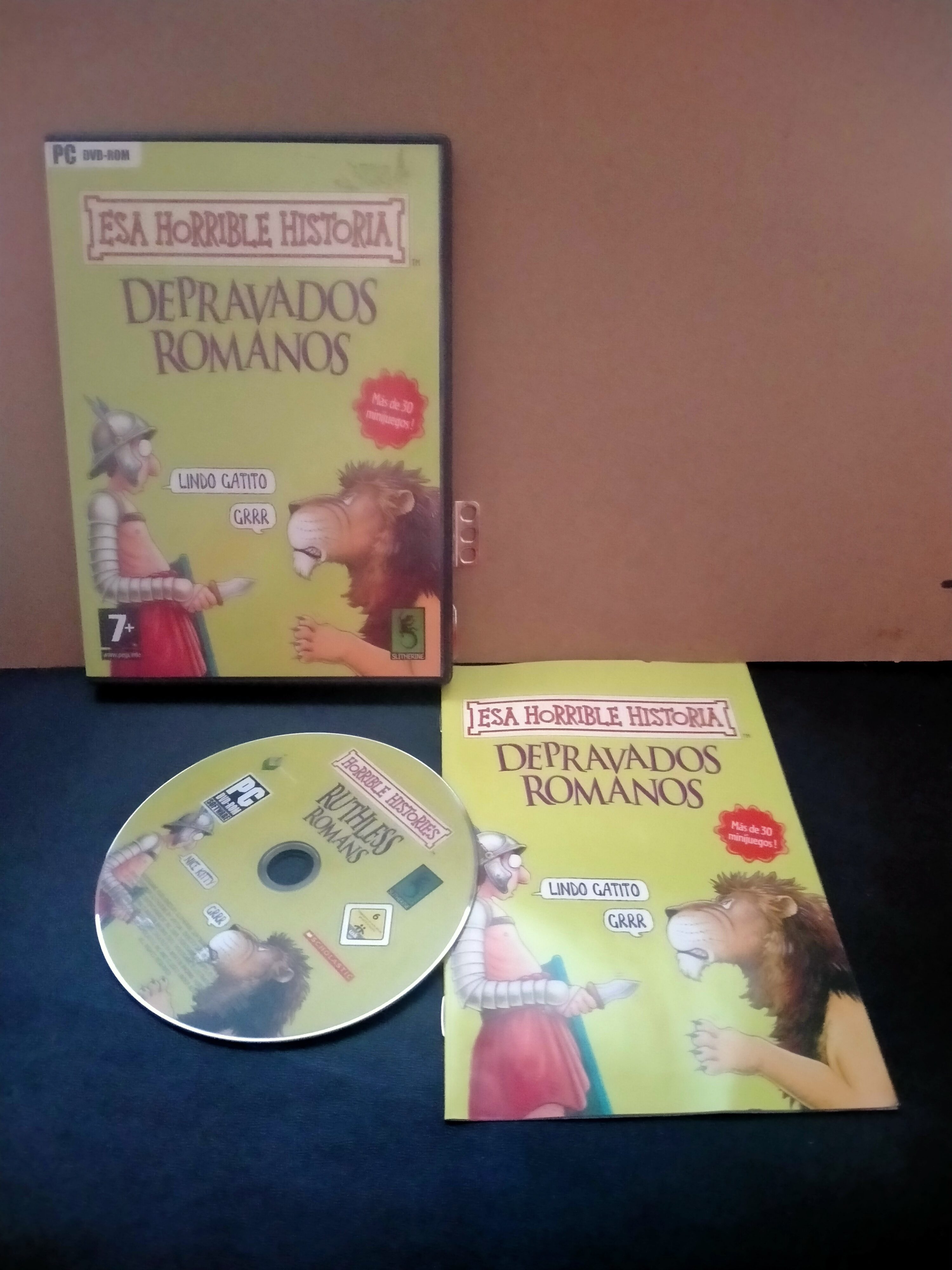 Edición física de Esa Horrible Historia: Depravados Romanos