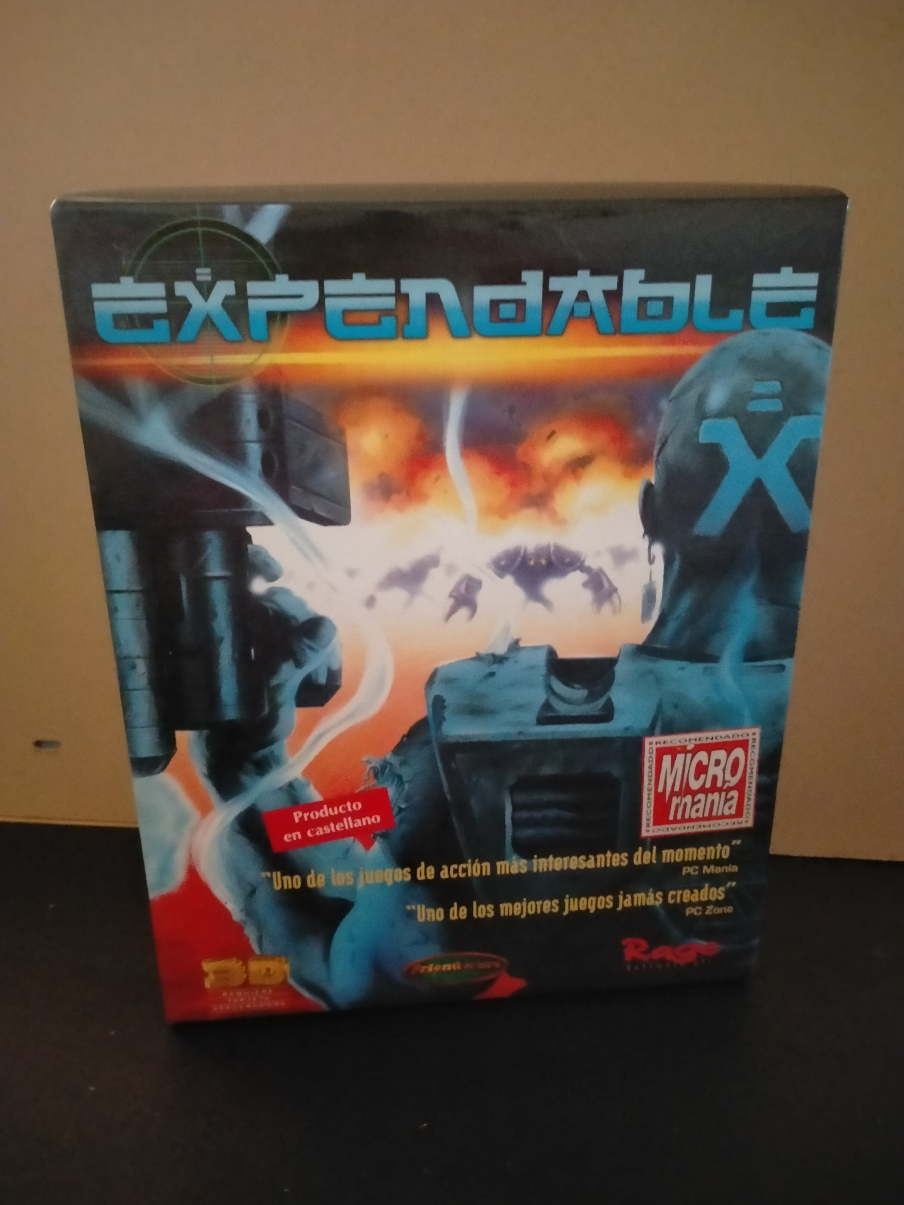 Edición física de Expendable