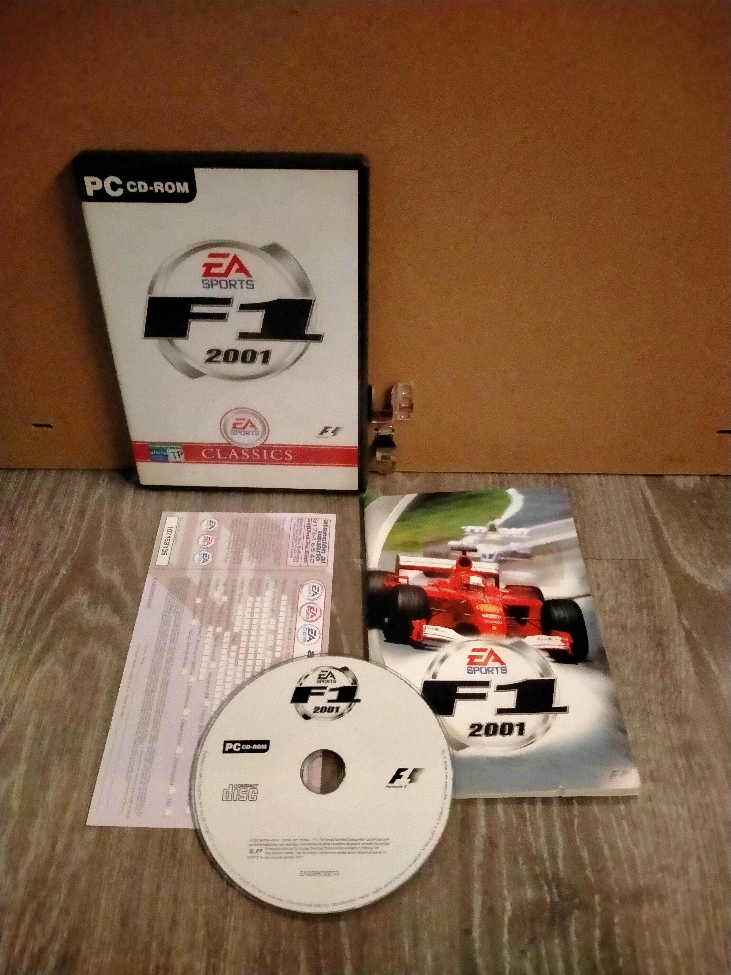 Edición física de F1 2001