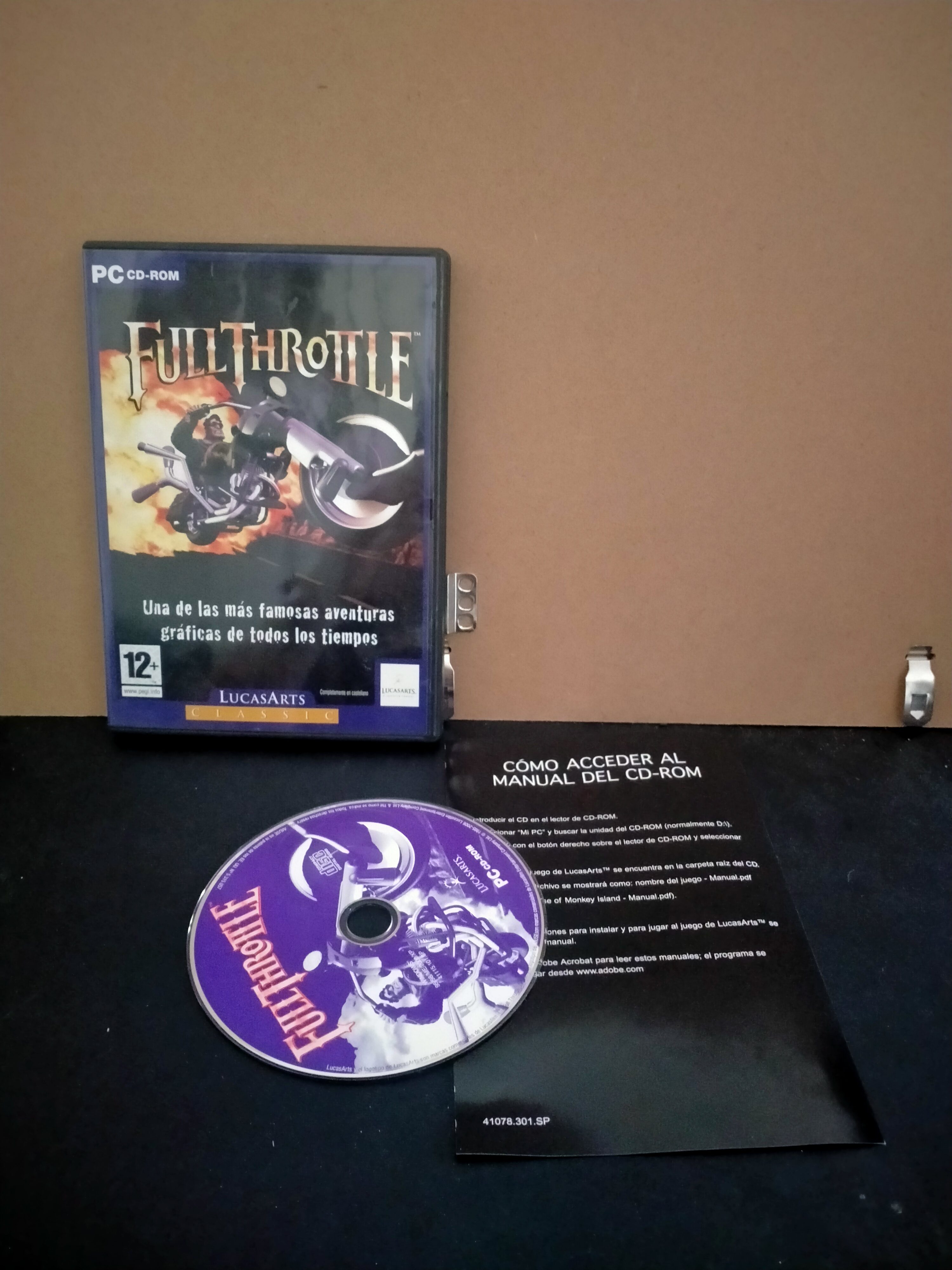 Edición física de Full Throttle
