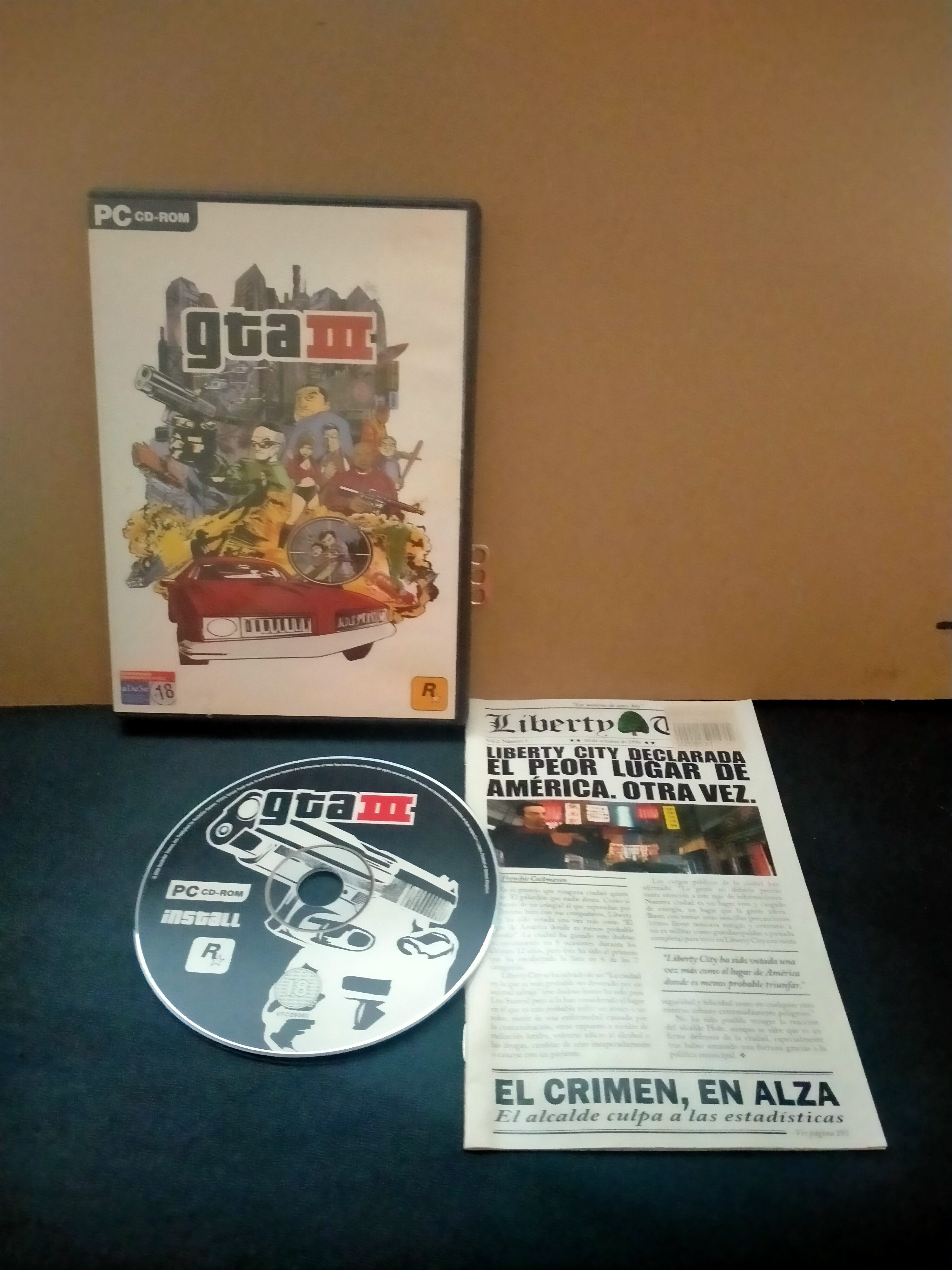 Edición física de Grand Theft Auto III