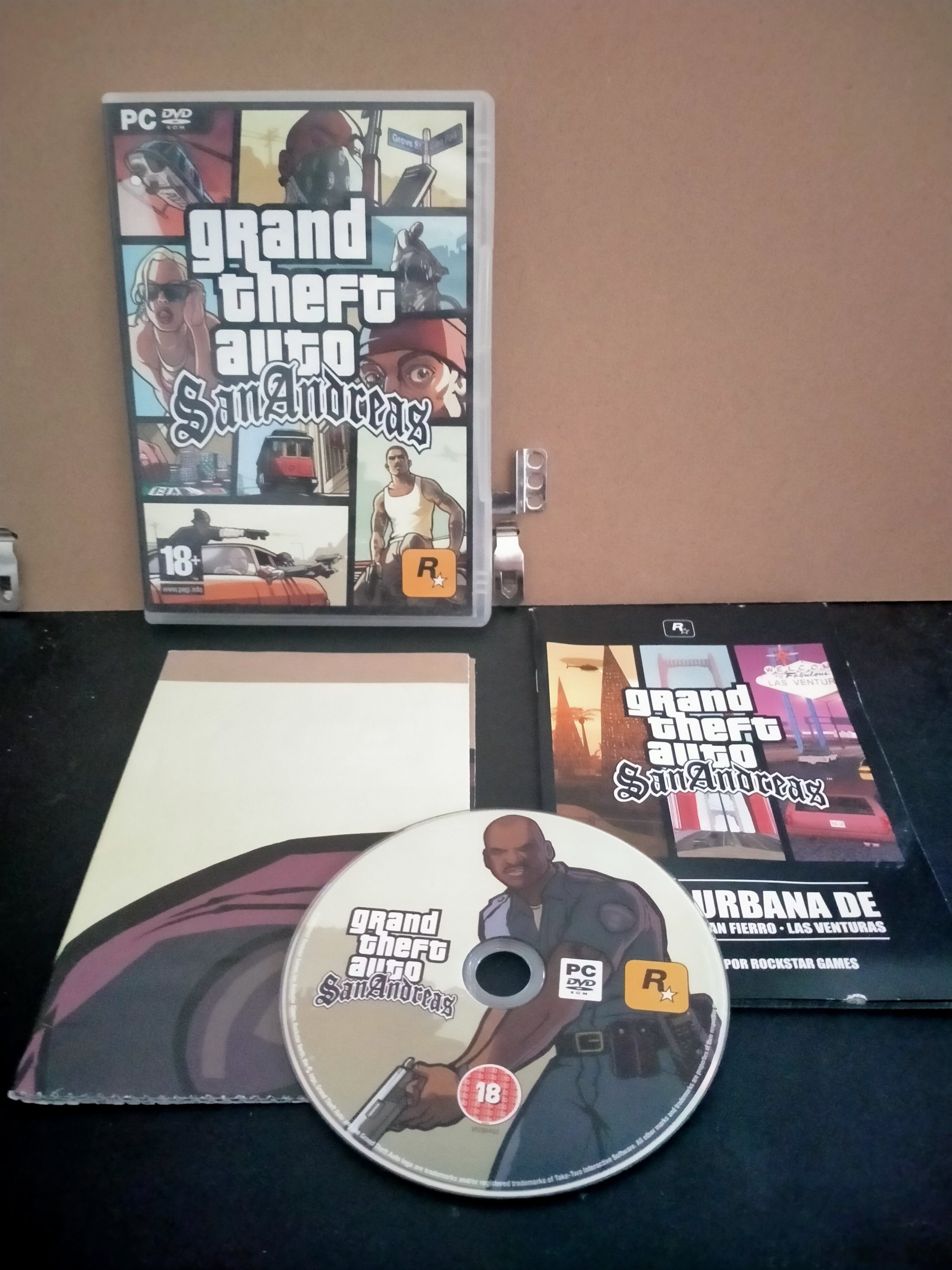 Edición física de Grand Theft Auto: San Andreas