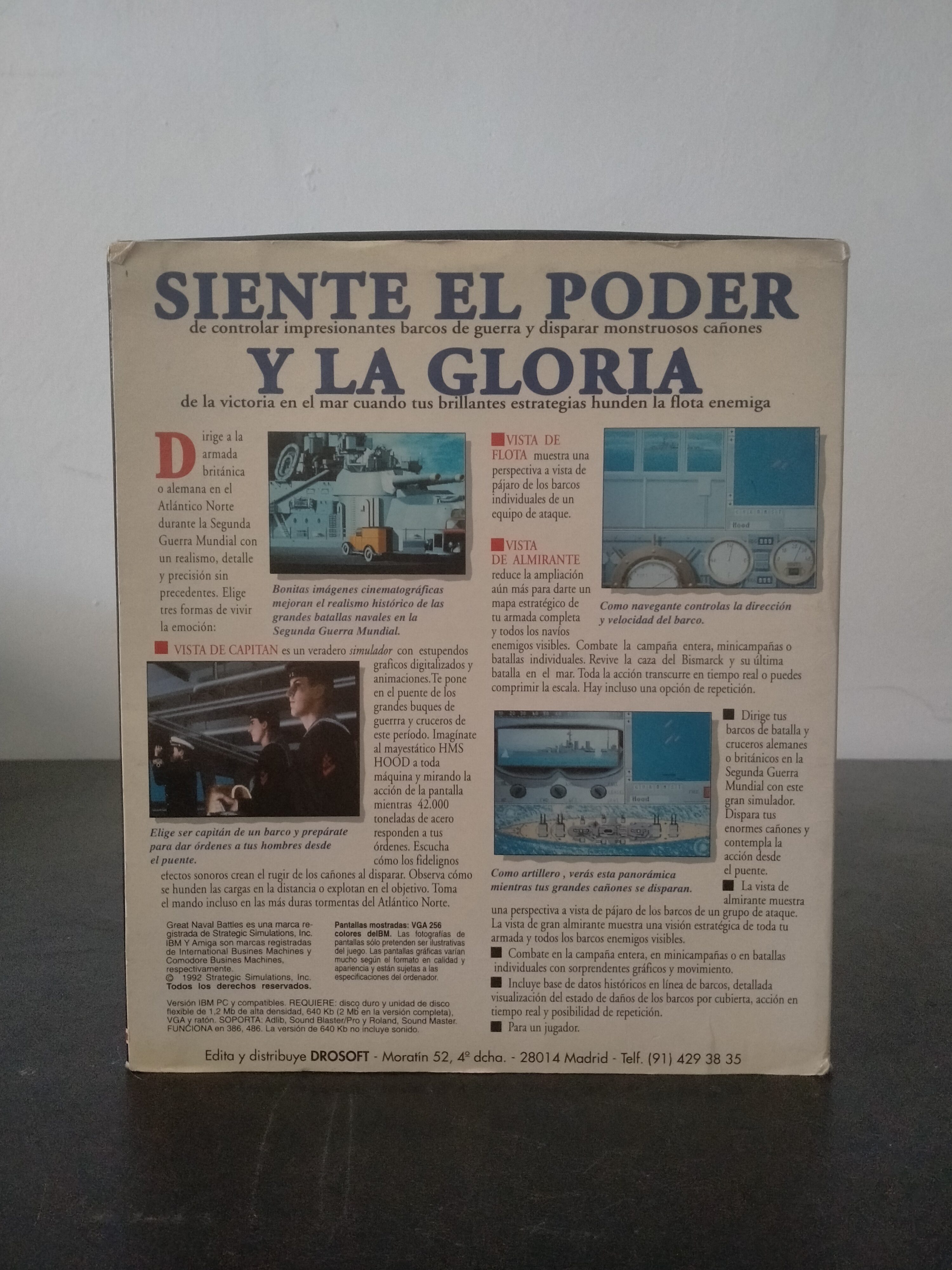 Imagen documental 2 de Great Naval Battles: North Atlantic 1939-43, formato Big Box, para MS-DOS