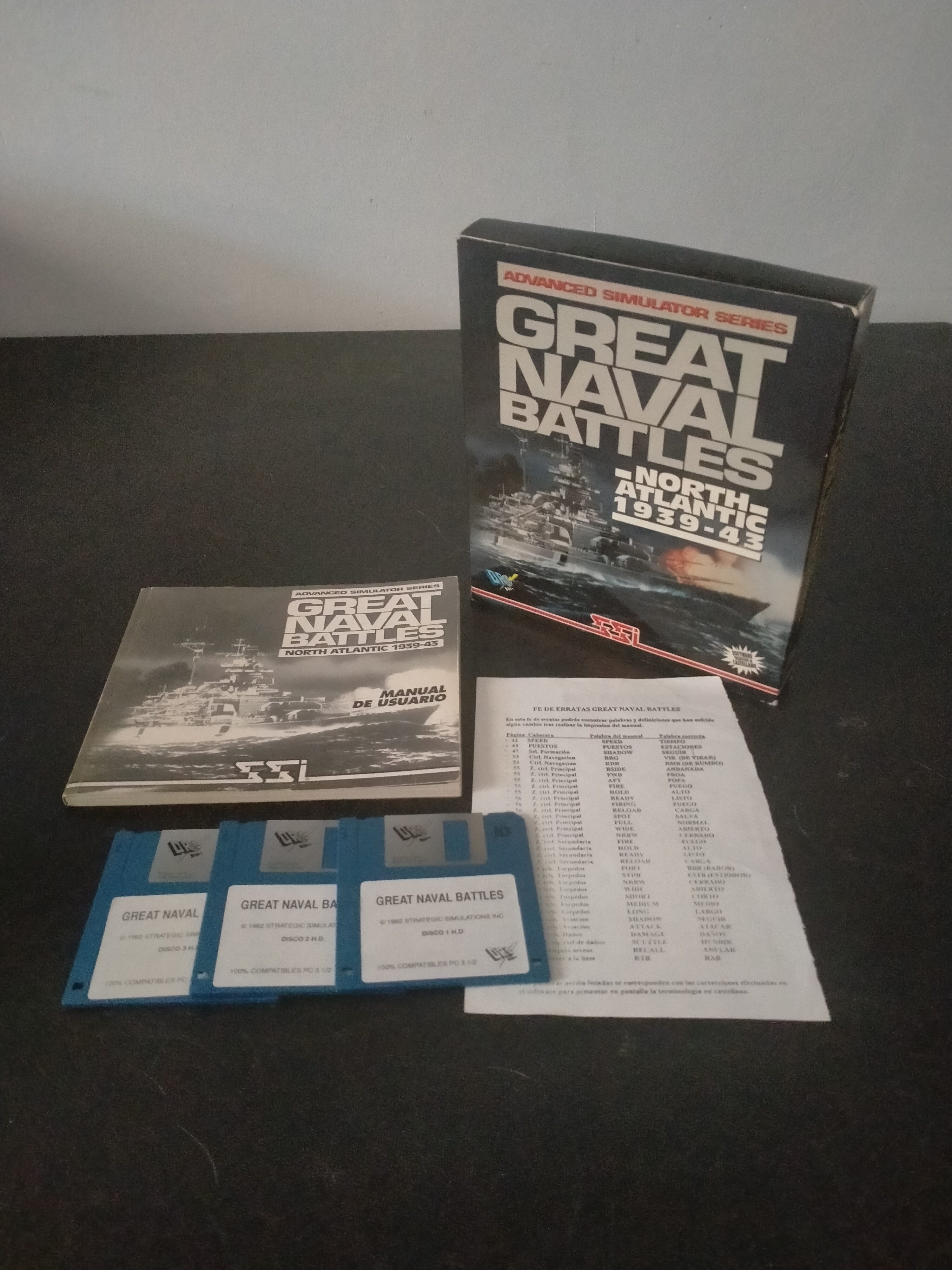 Imagen documental 3 de Great Naval Battles: North Atlantic 1939-43, formato Big Box, para MS-DOS