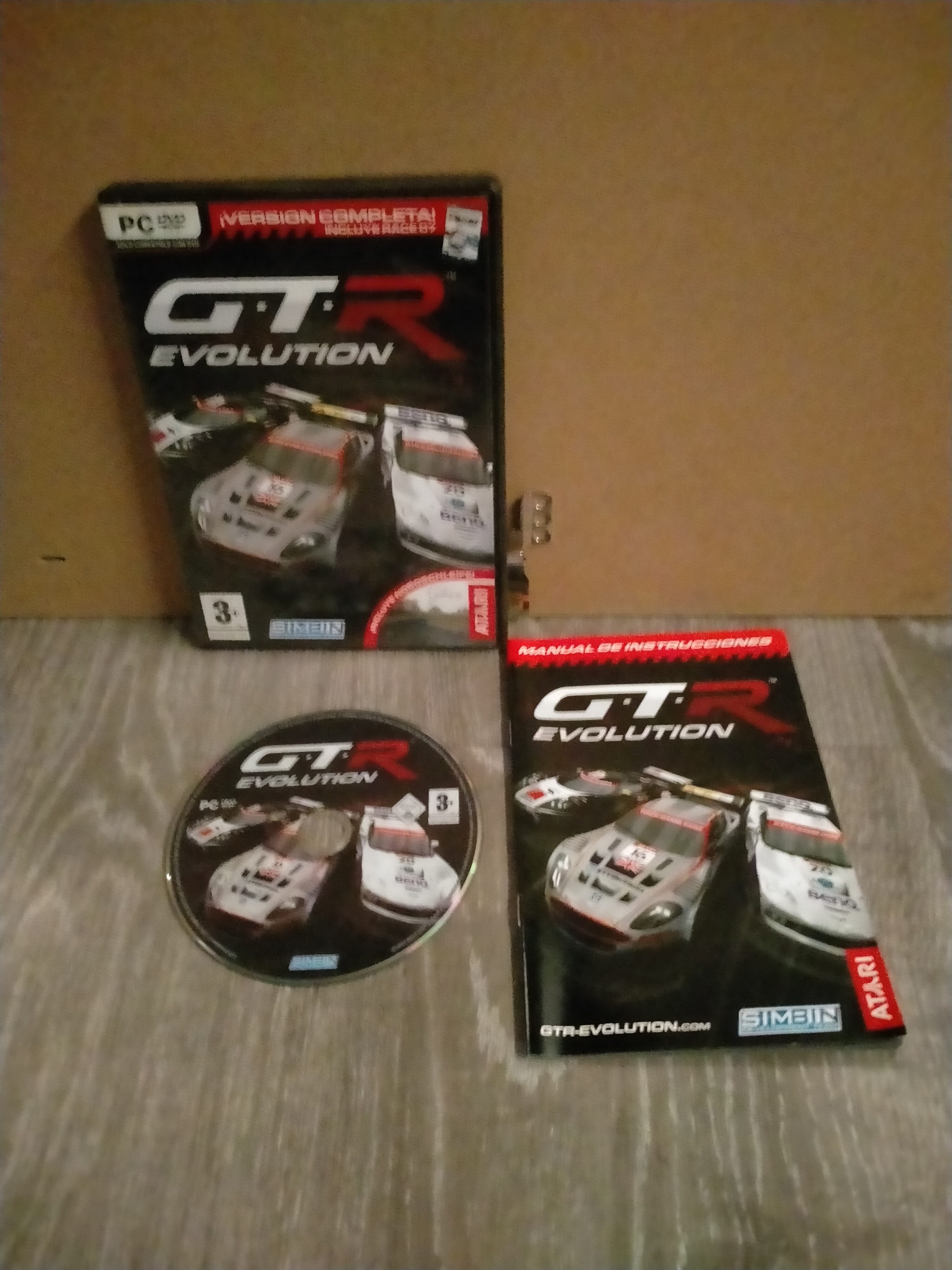 Edición física de GTR Evolution