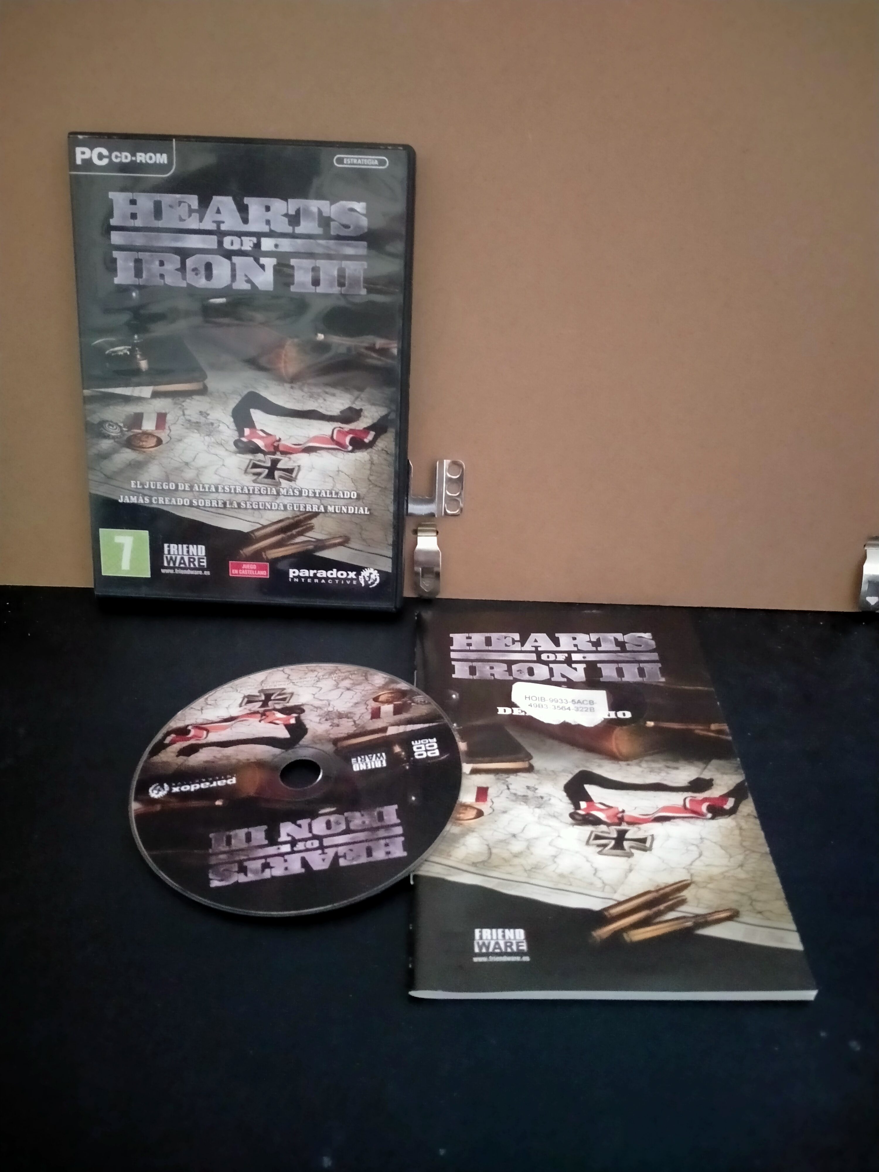 Edición física de Hearts of Iron III