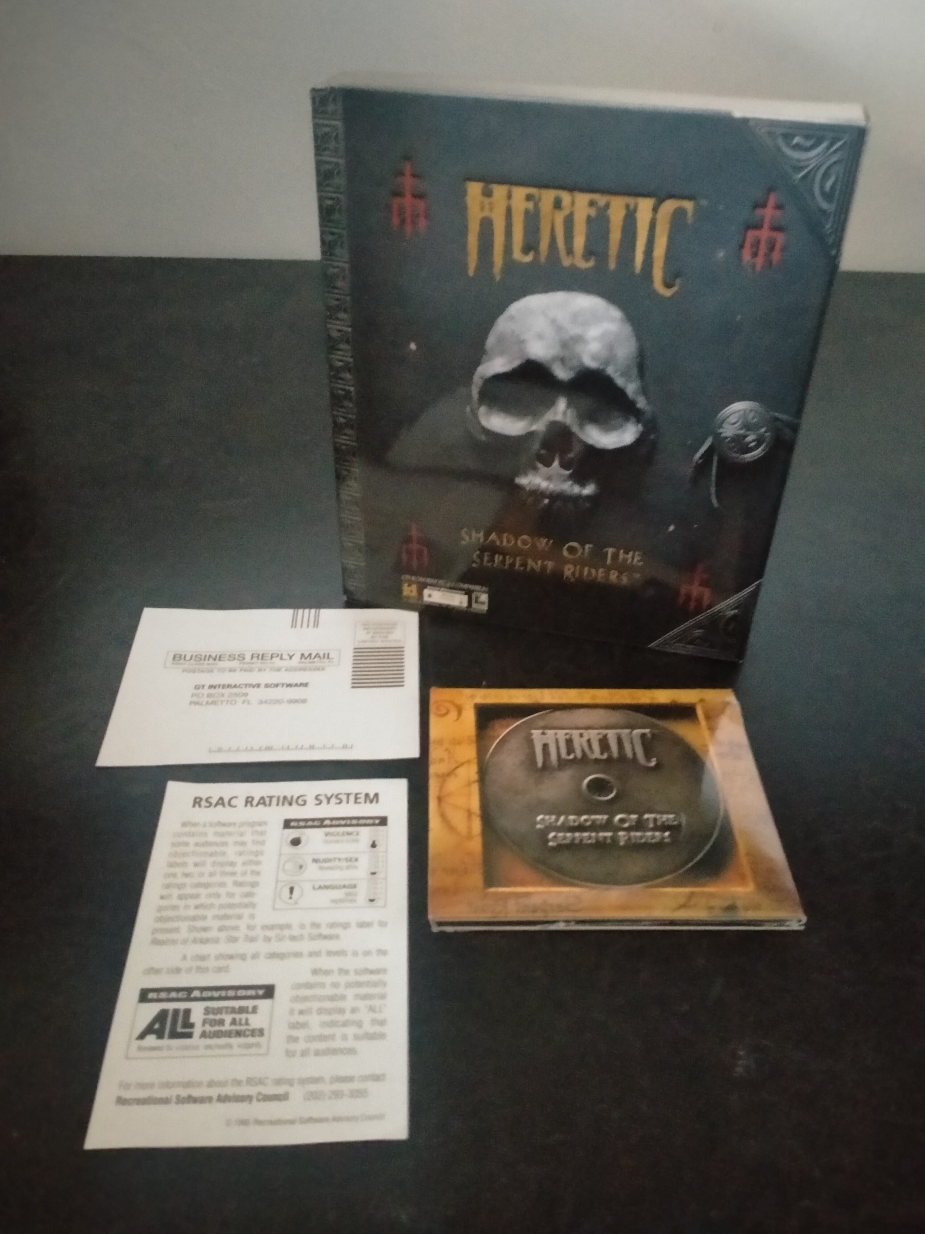 Imagen documental 3 de Heretic: Shadow of the Serpent Riders, formato Big Box, para MS-DOS