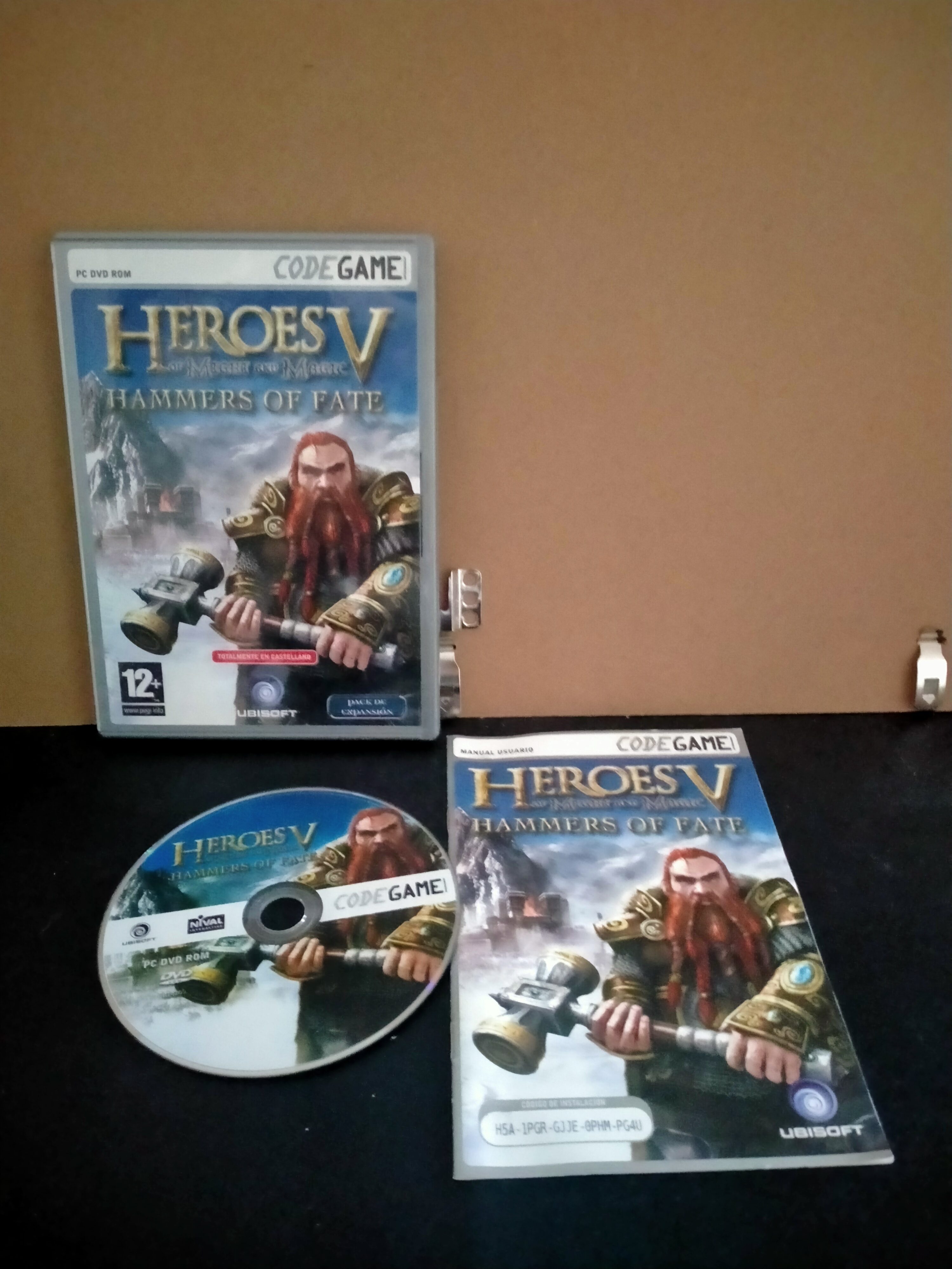 Edición física de Heroes of Might and Magic V: Hammers of Fate