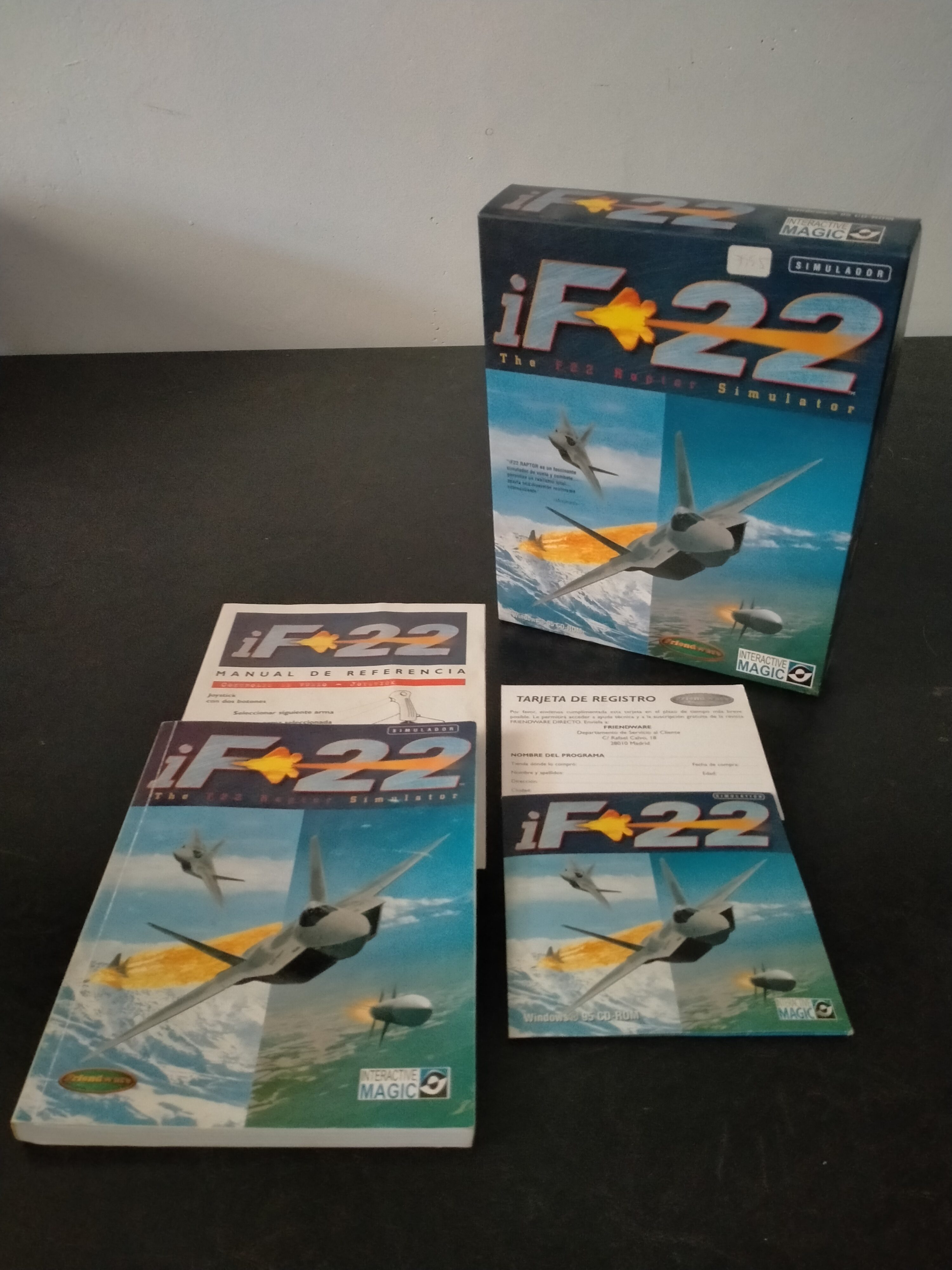 Imagen documental 3 de iF-22: The F-22 Raptor Simulator, formato Big Box, para Windows 95