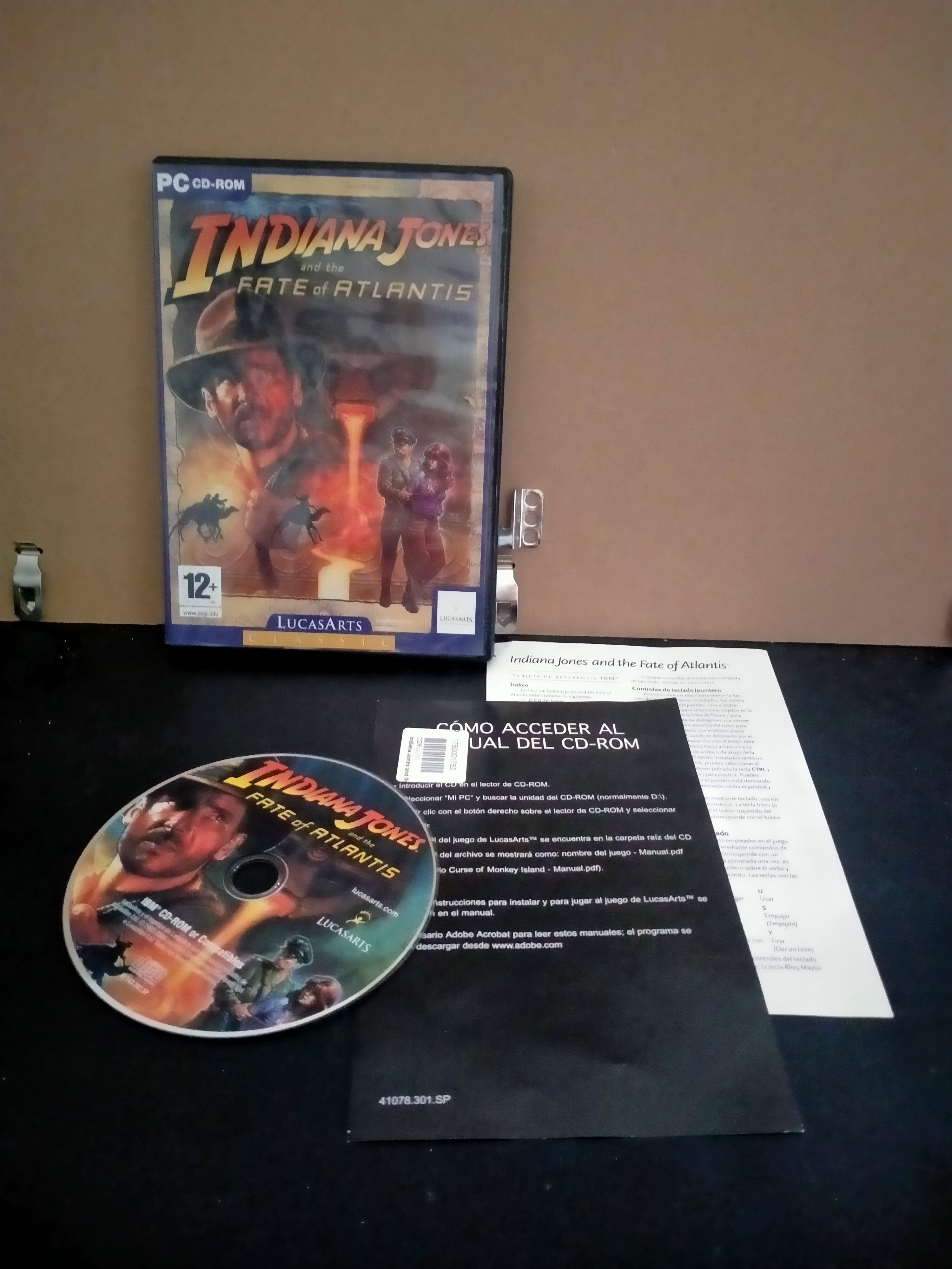 Edición física de Indiana Jones and the Fate of Atlantis