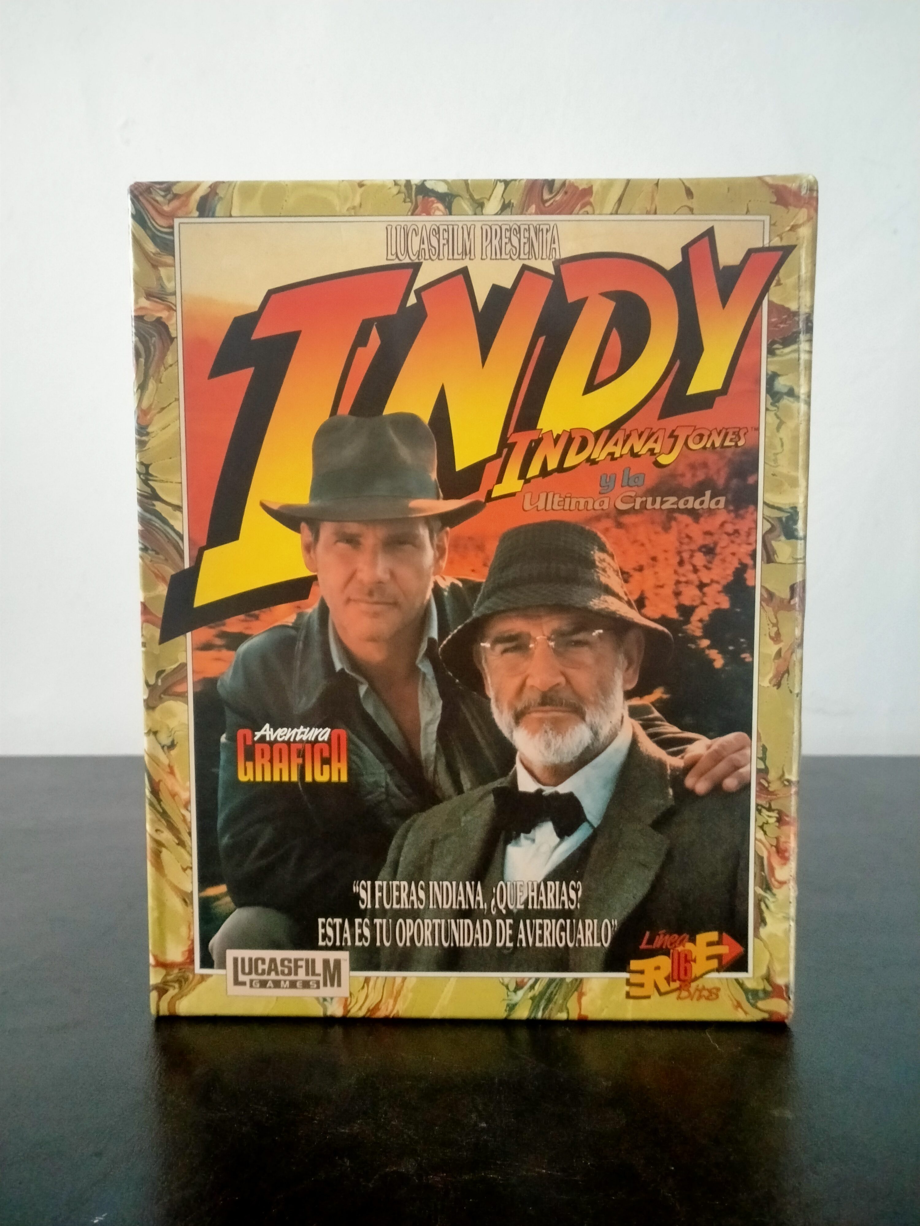 Portada de Indiana Jones y la Última Cruzada: Aventura Gráfica