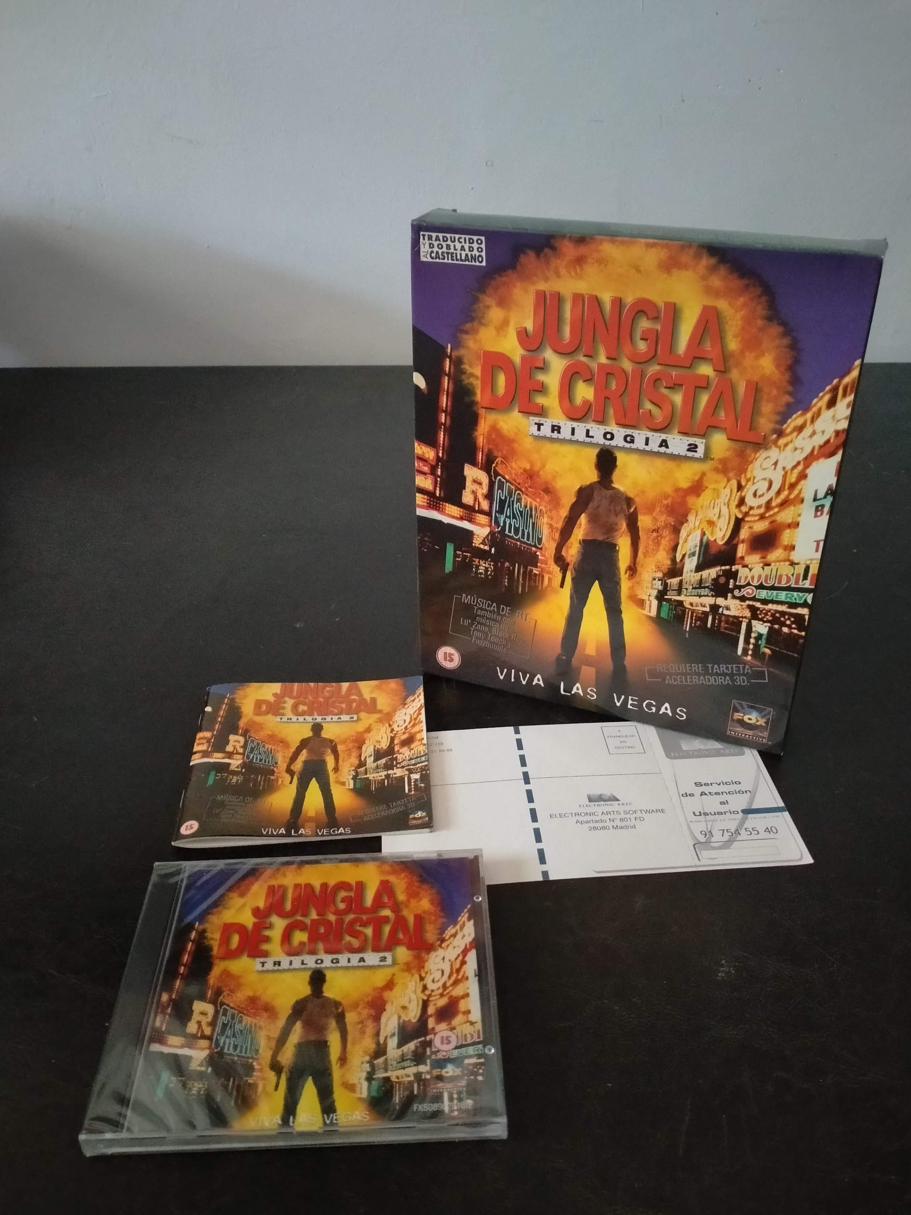 Imagen documental 3 de Jungla de Cristal Trilogía 2: Viva Las Vegas, formato Big Box, para Windows 95, Windows 98