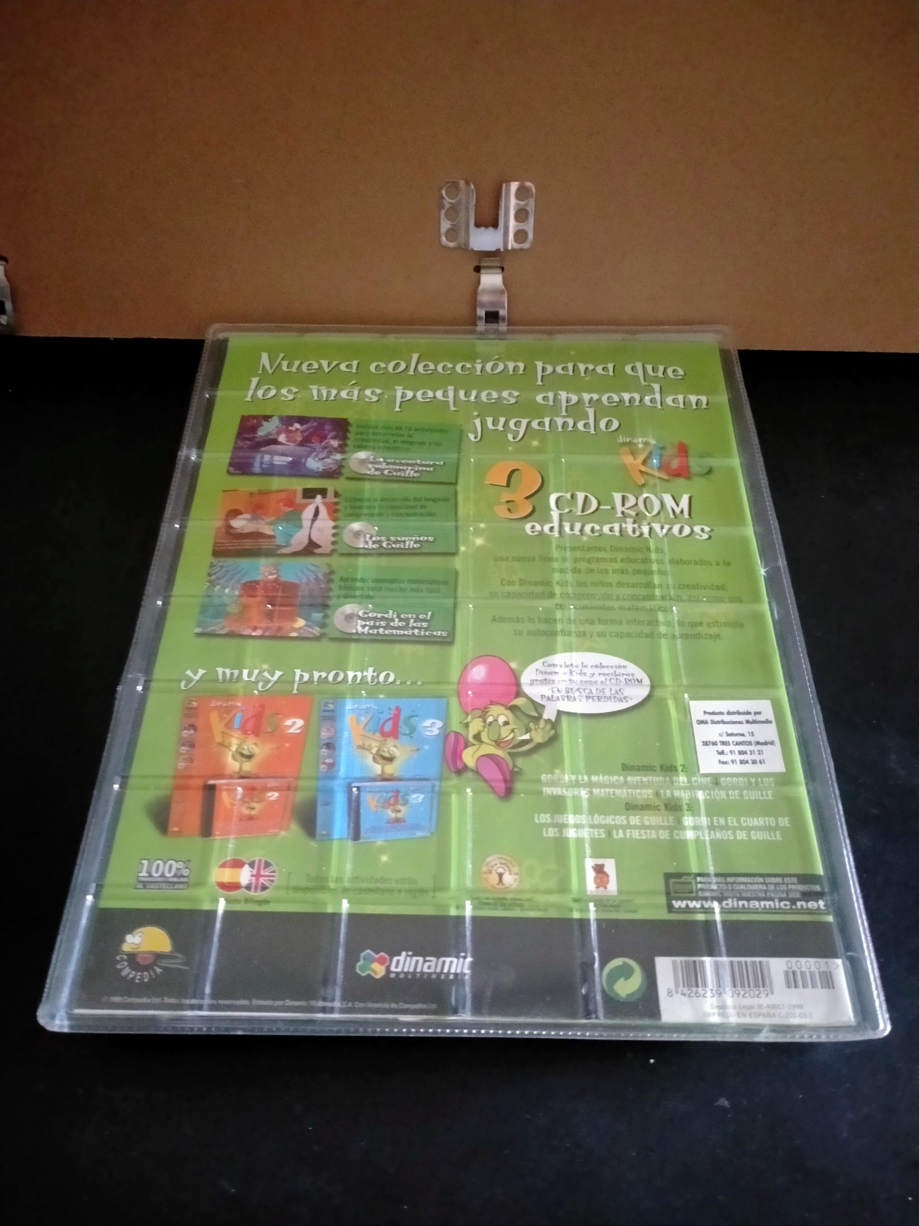 Imagen documental 2 de Dinamic Kids 1, formato Jewel Case, para Windows 95, Windows 98