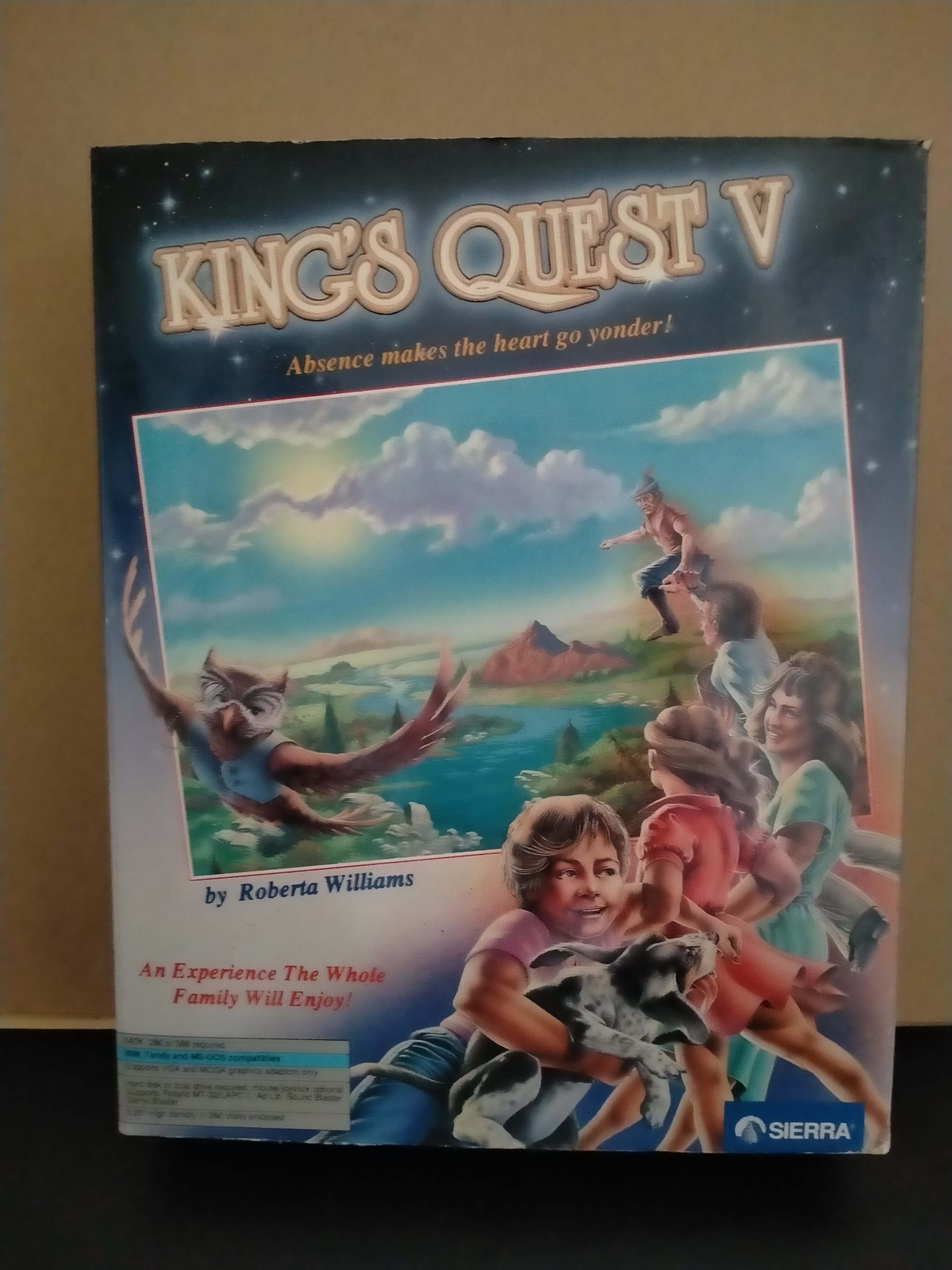 Edición física de King's Quest V: Absence Makes the Heart Go Yonder!