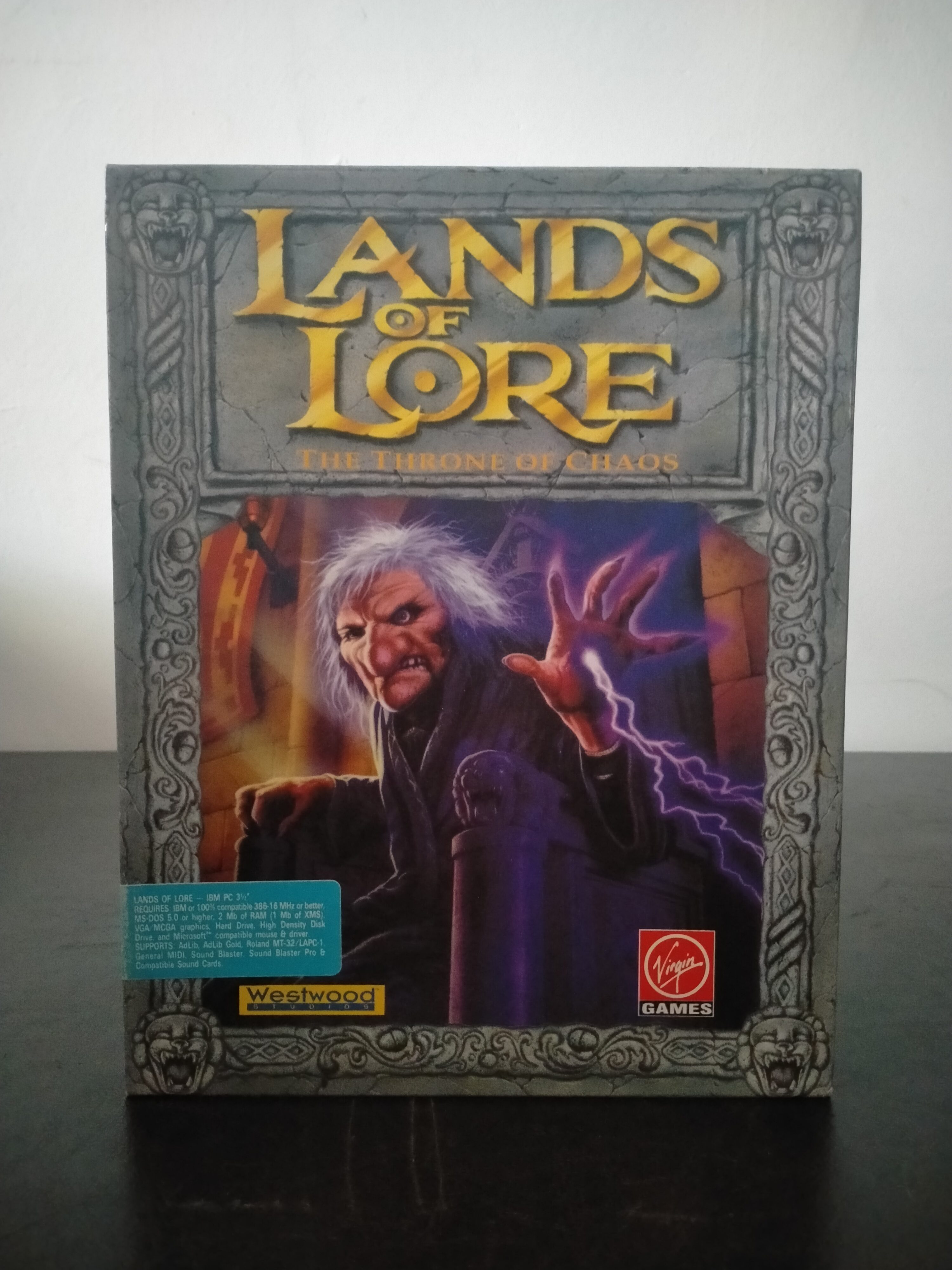 Edición física de Lands of Lore: The Throne of Chaos