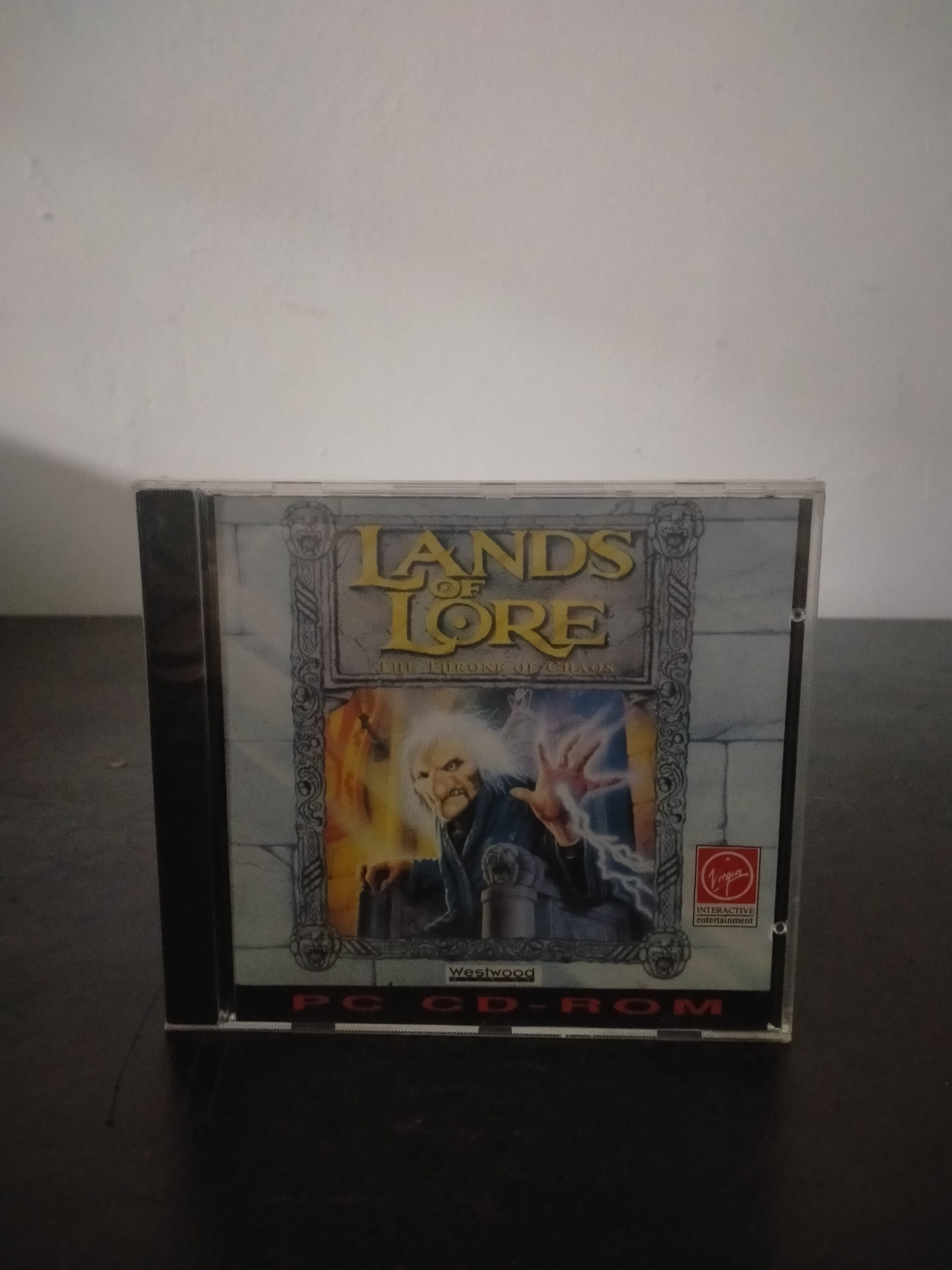 Portada de Lands of Lore: The Throne of Chaos, formato Jewel Case, para MS-DOS