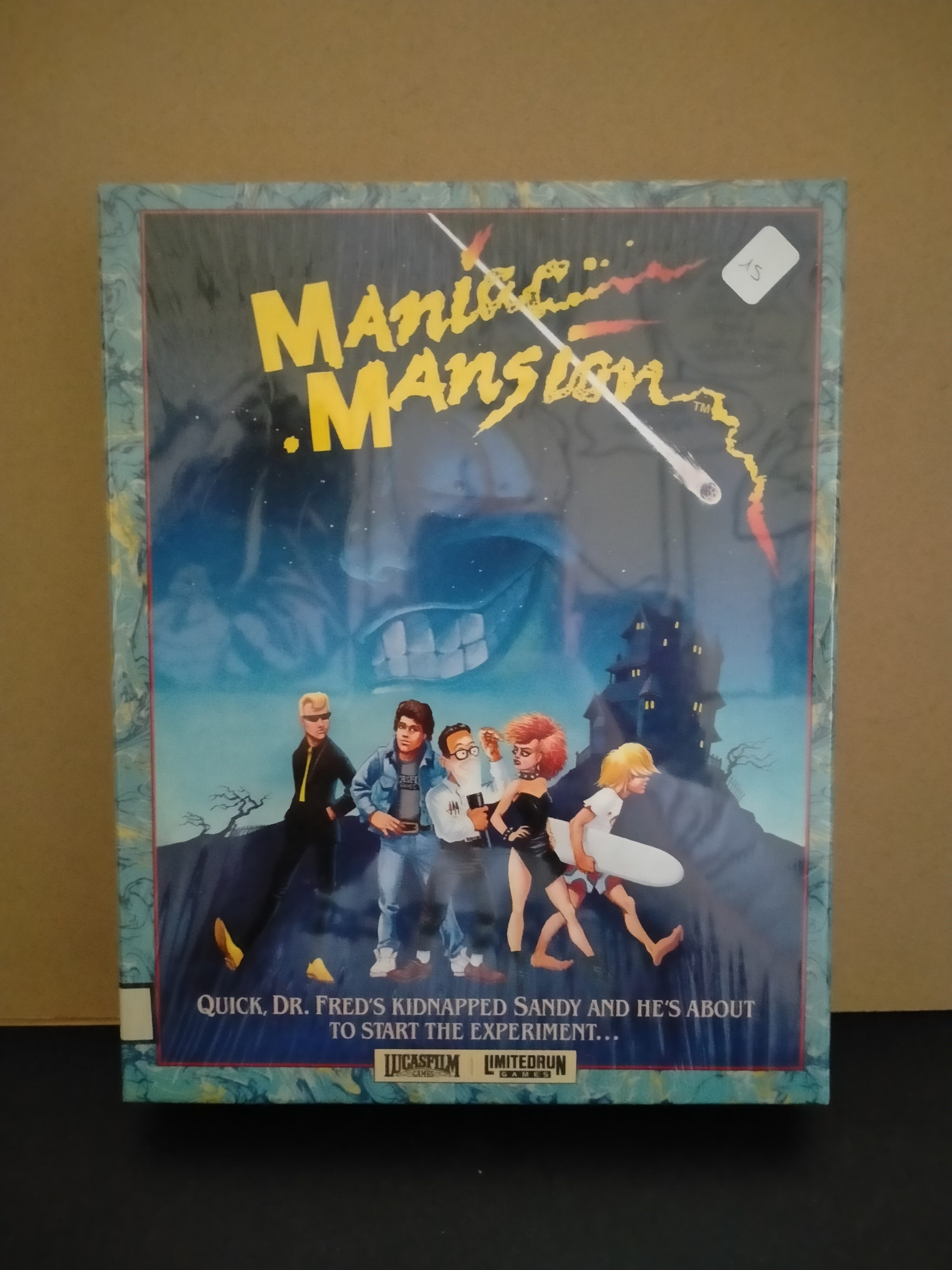 Edición física de Maniac Mansion