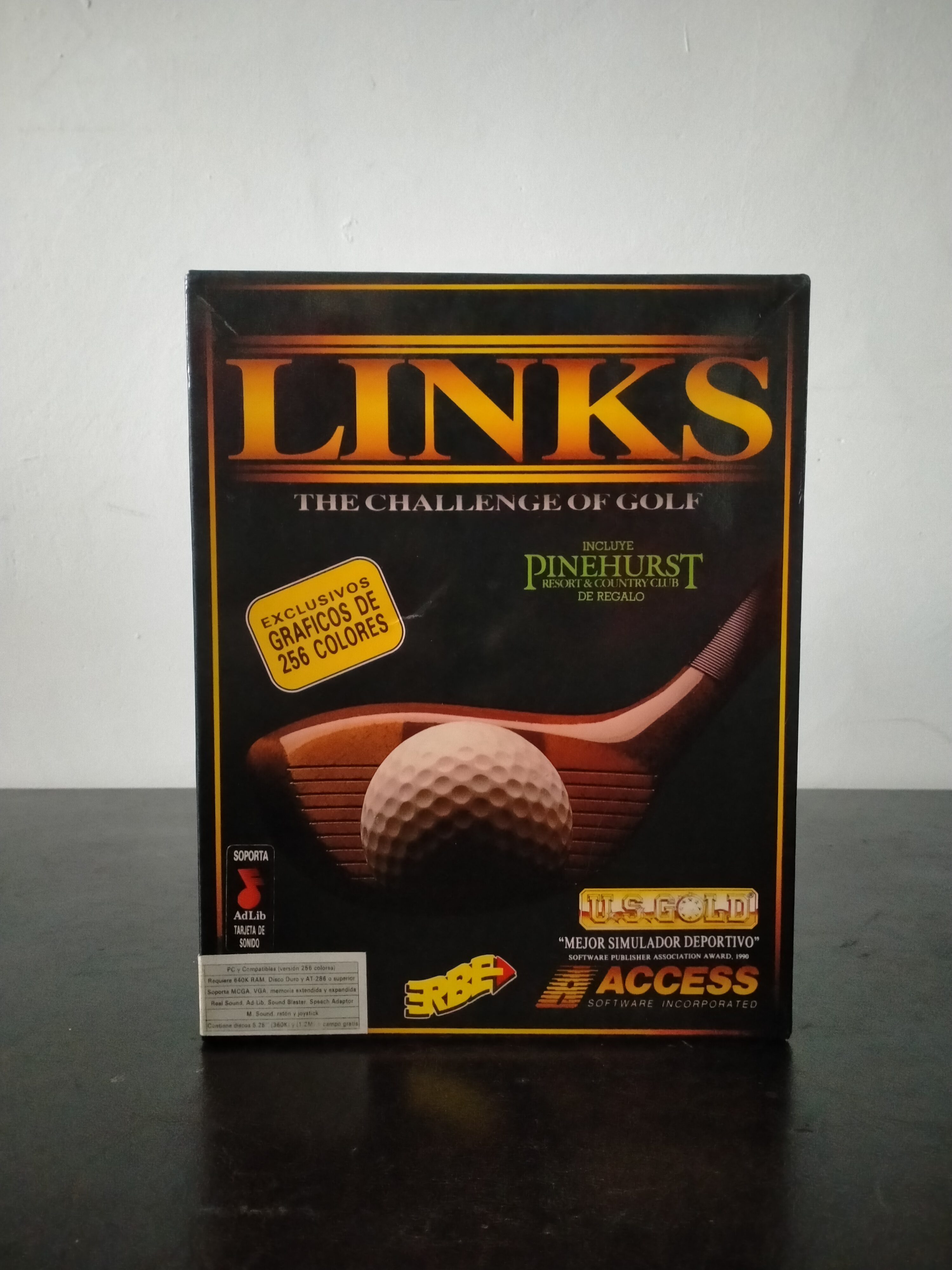 Portada de Links: The Challenge of Golf