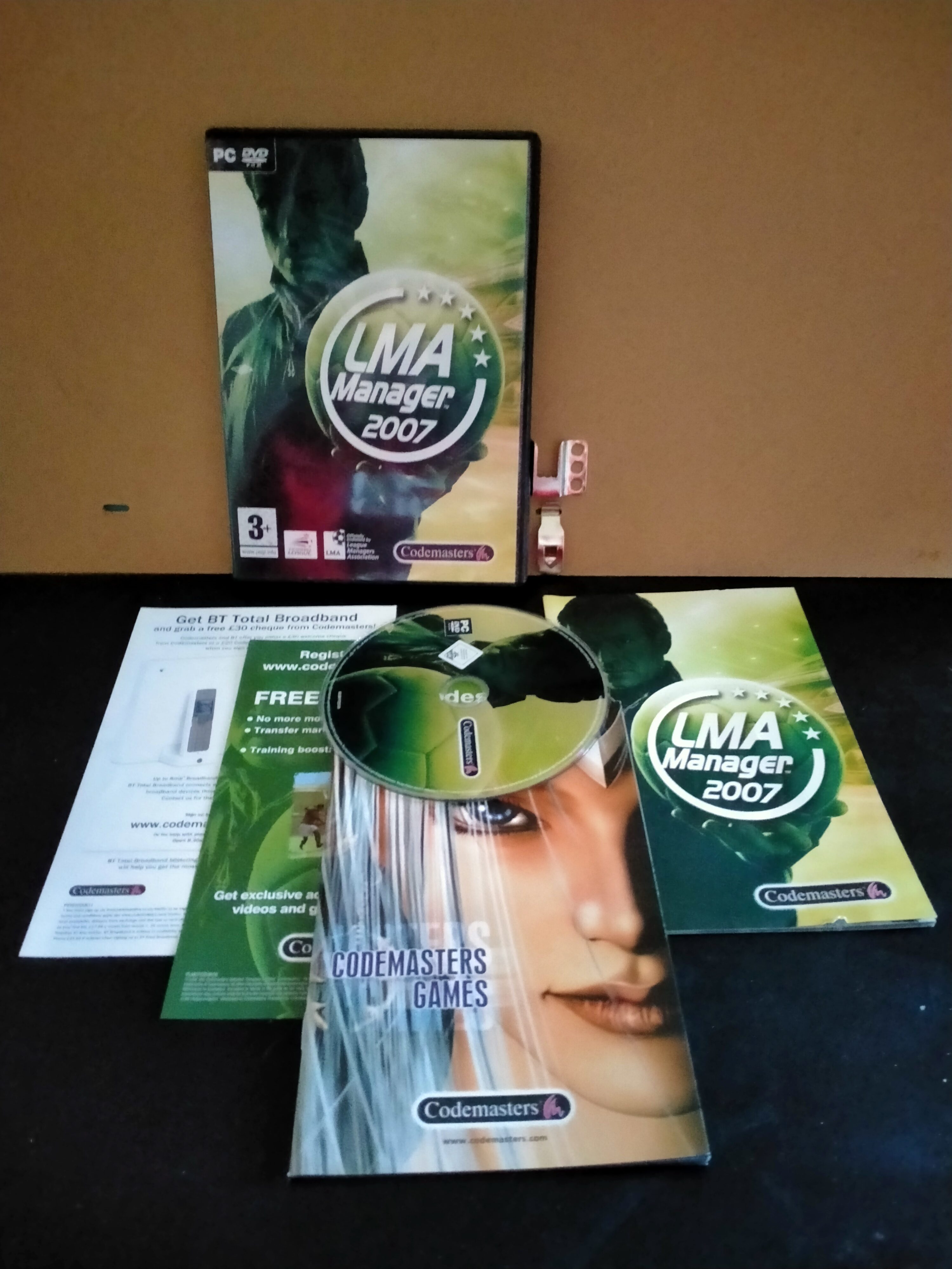 Edición física de LMA Manager 2007