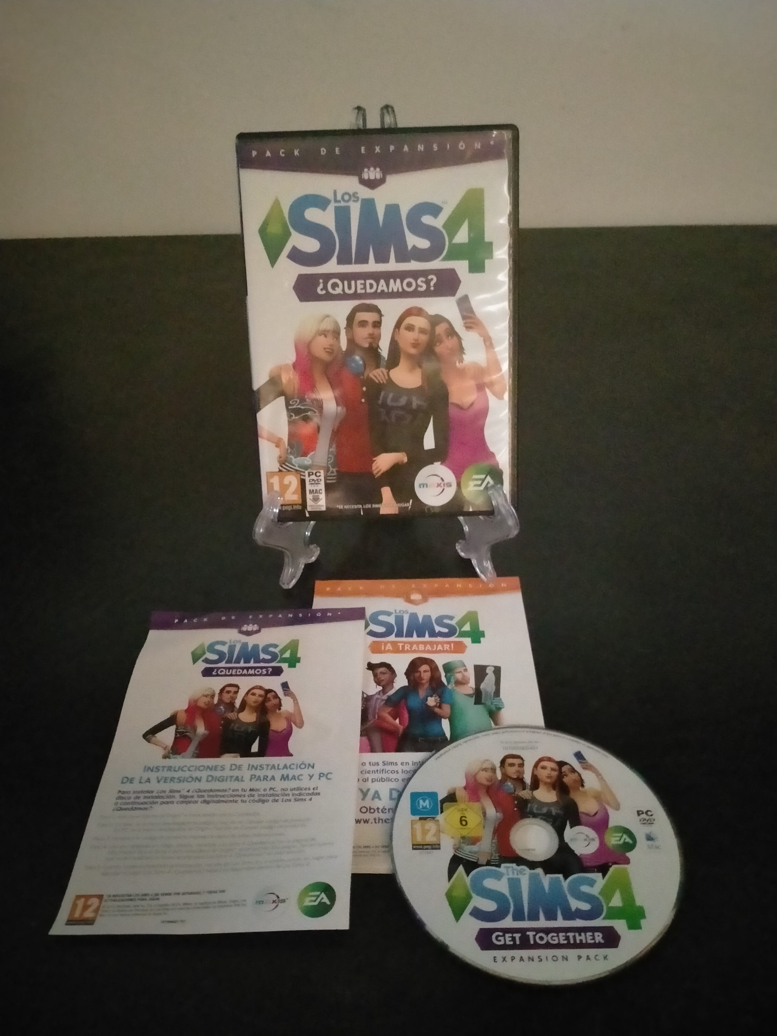 Portada de Los Sims 4: ¿Quedamos?, formato DVD Case, para Windows 7, Windows 8, Windows 10