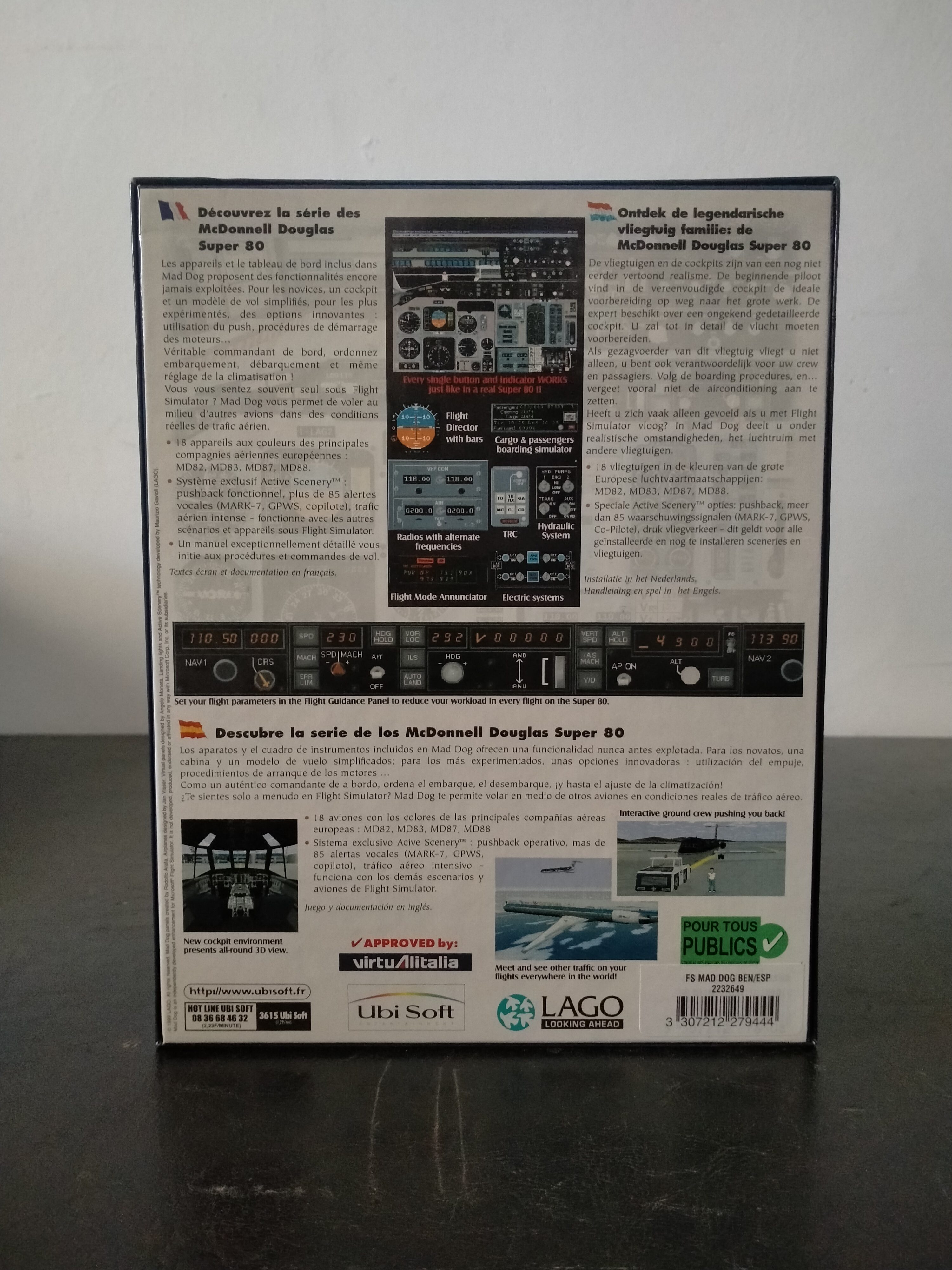 Imagen documental 2 de Mad Dog: McDonnell Douglas Super 80 Series, formato Big Box, para Windows 95, Windows 98