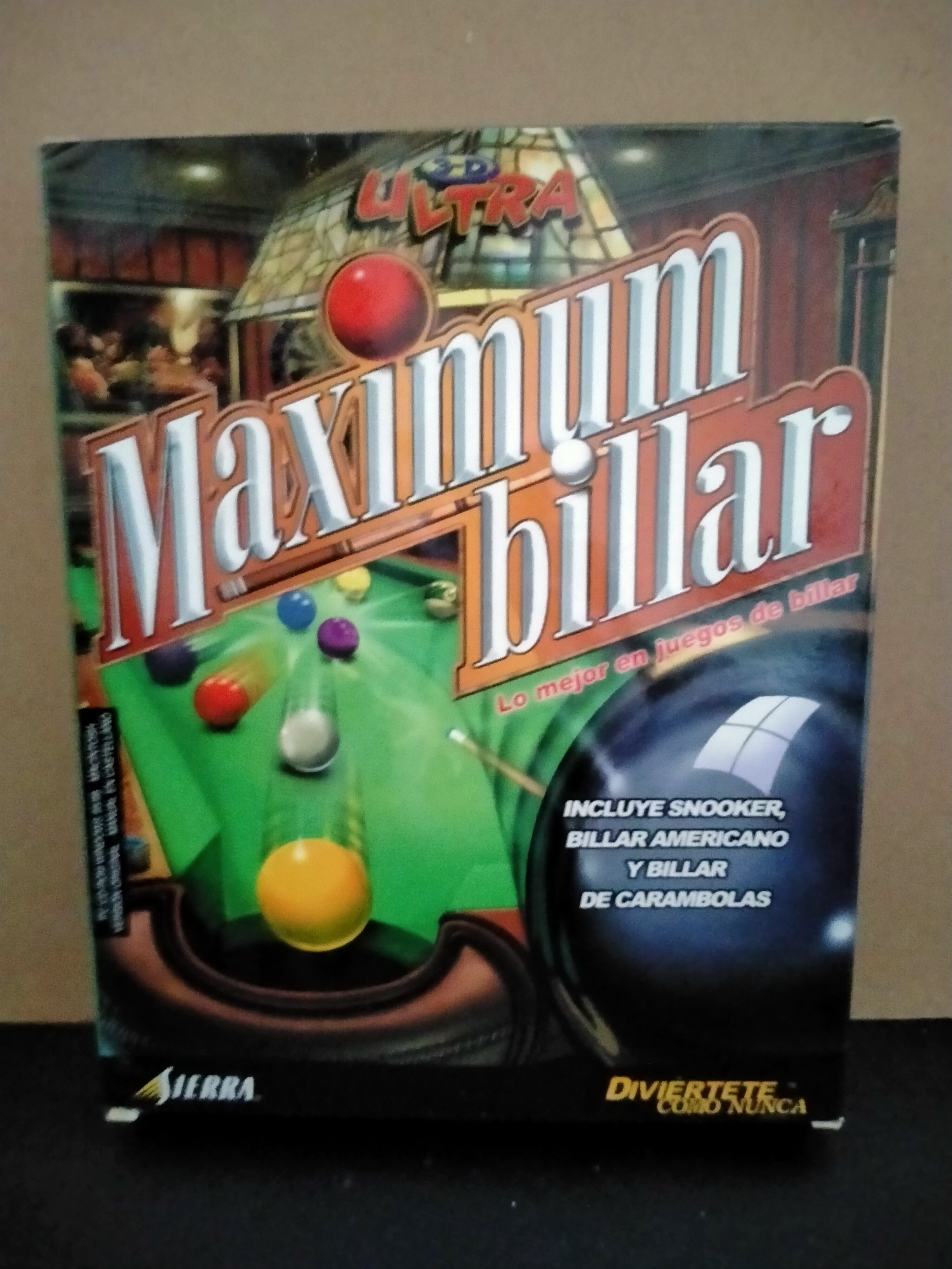 Edición física de Maximum Billar