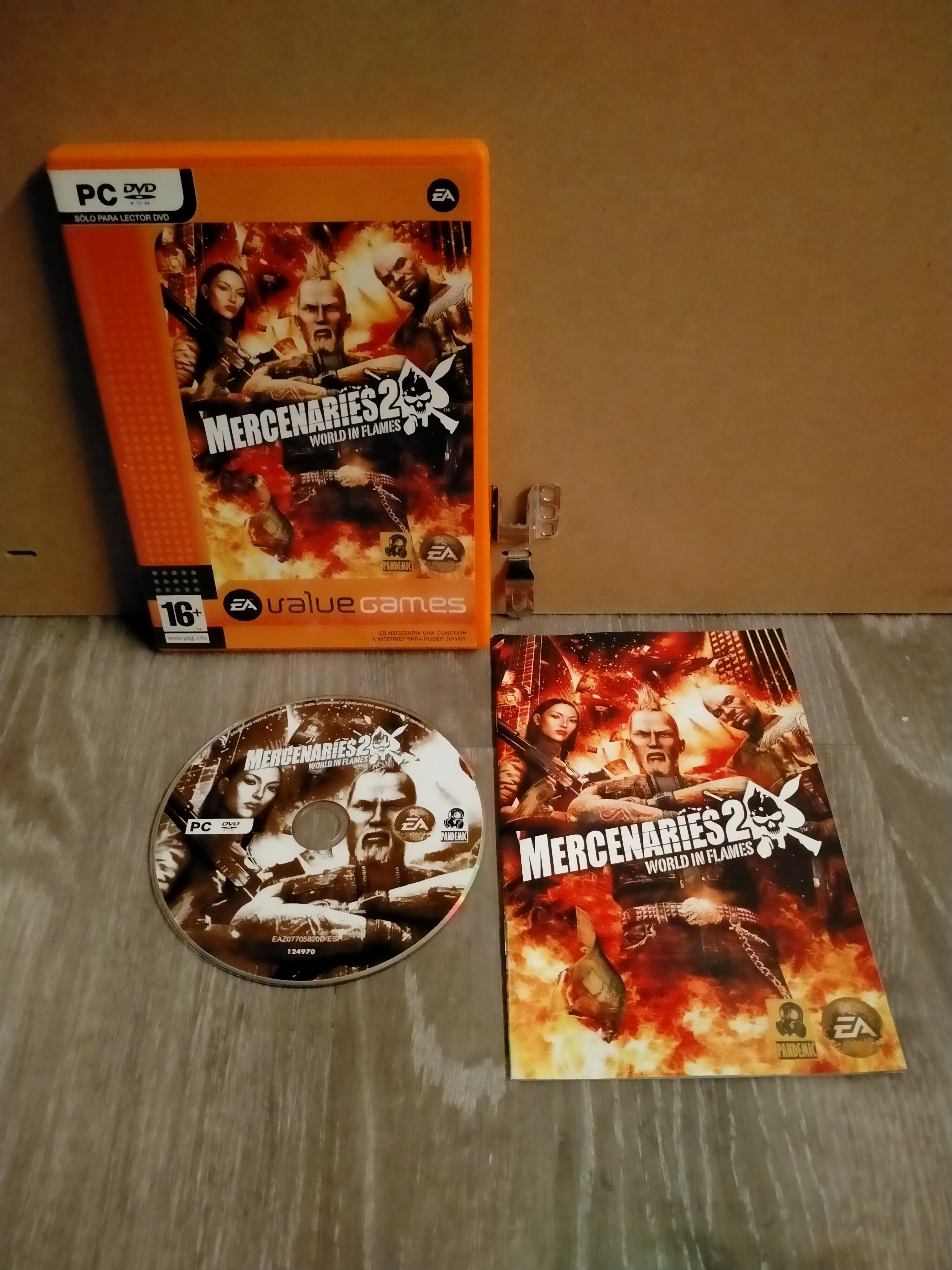 Edición física de Mercenaries 2: World in Flames