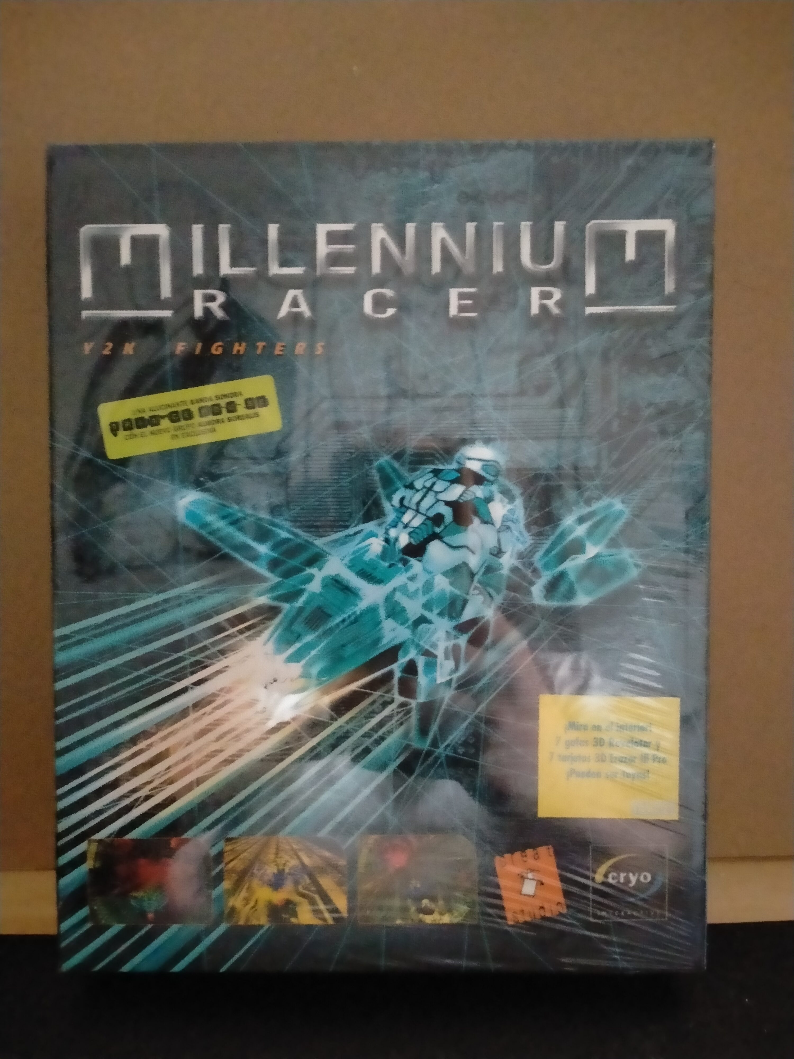 Edición física de Millennium Racer: Y2K Fighters