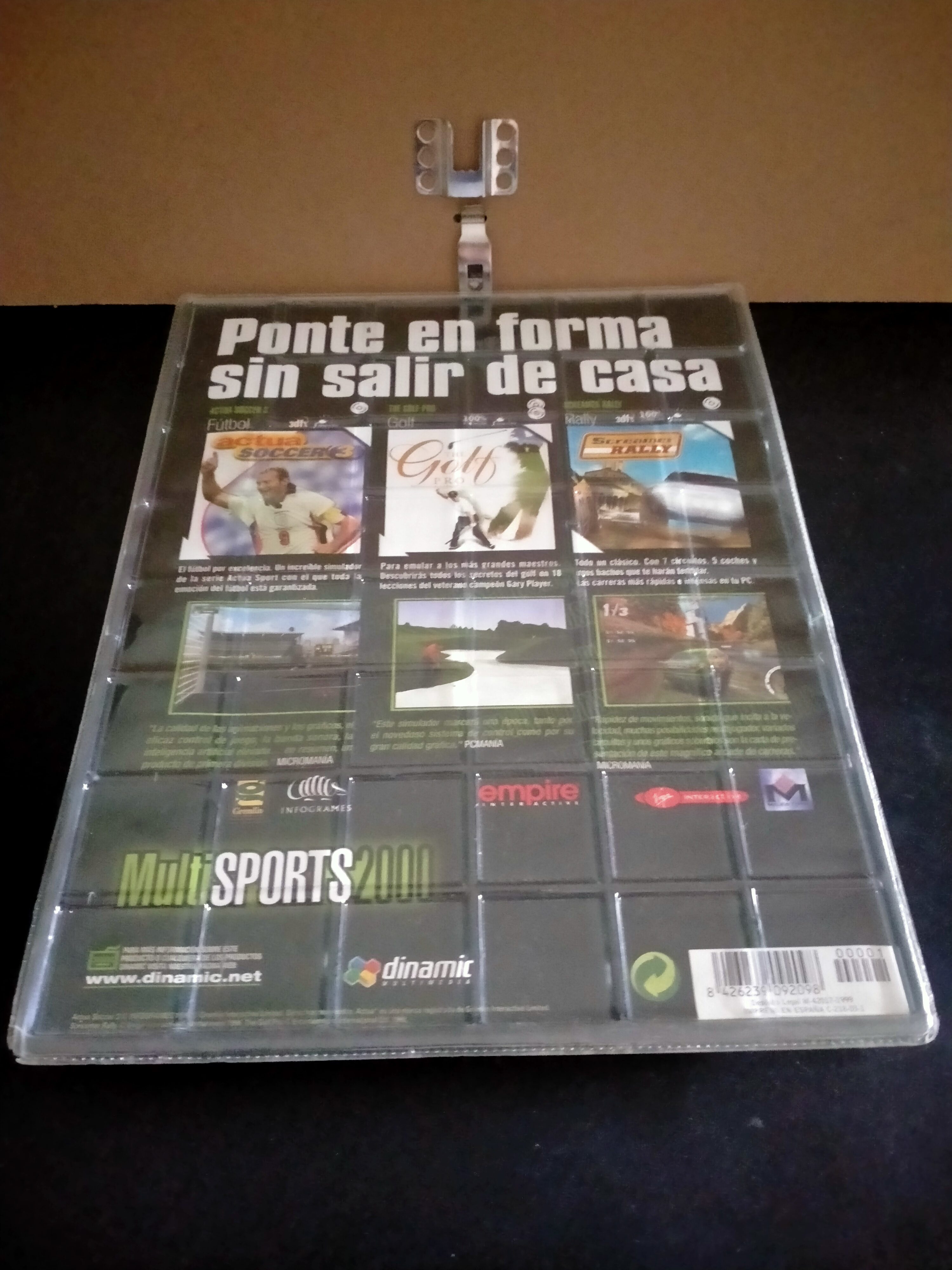Imagen documental 2 de Multisports 2000, formato Jewel Case, para Windows 95, Windows 98