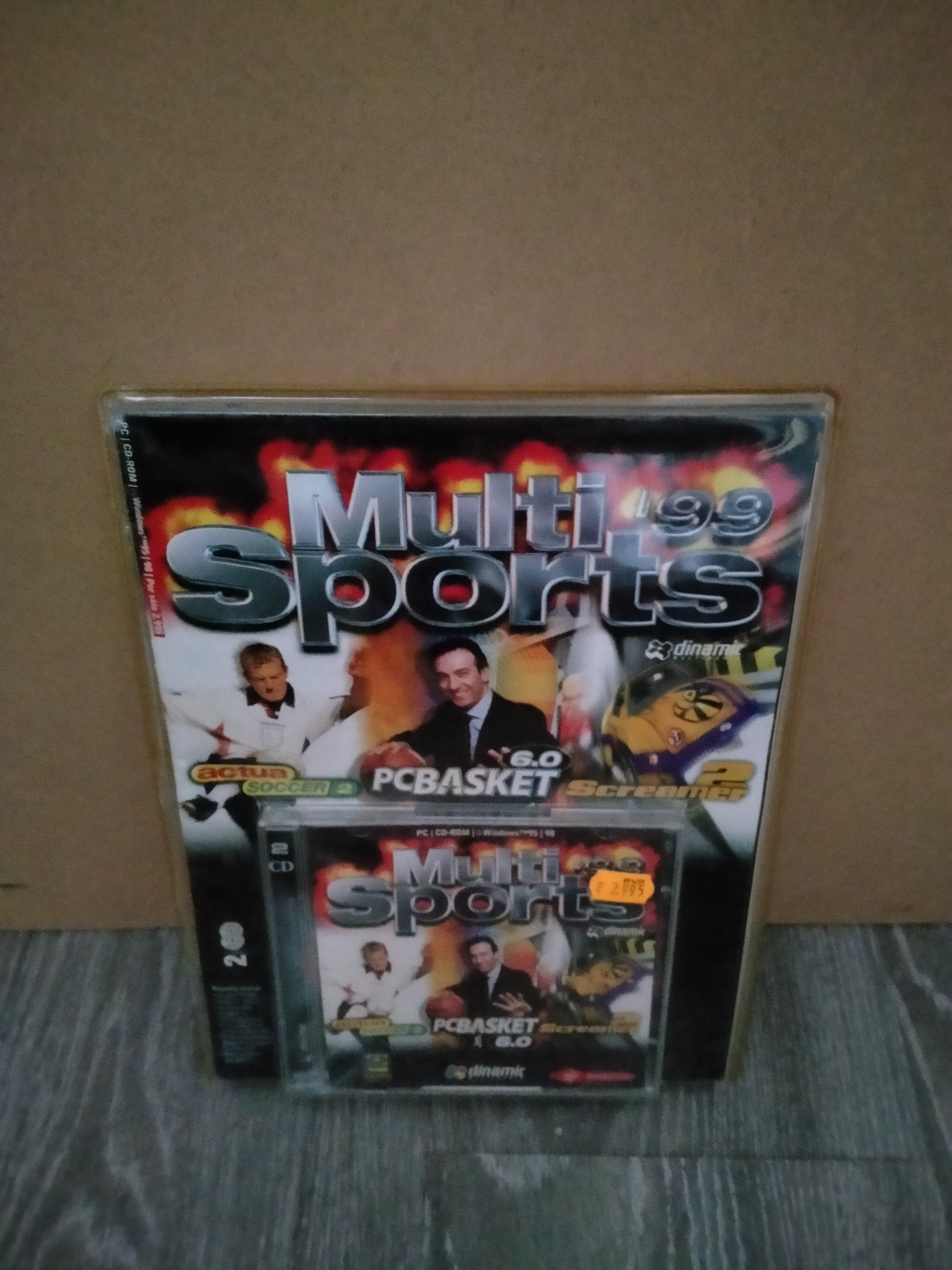 Portada de Multi Sports '99, formato Jewel Case, para Windows 98